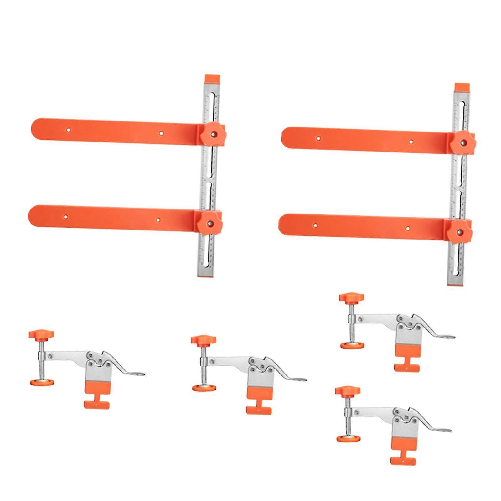 Adjustable Drawer Slide Jig, Portable Double Scale Markings Drawer Jig Tool with