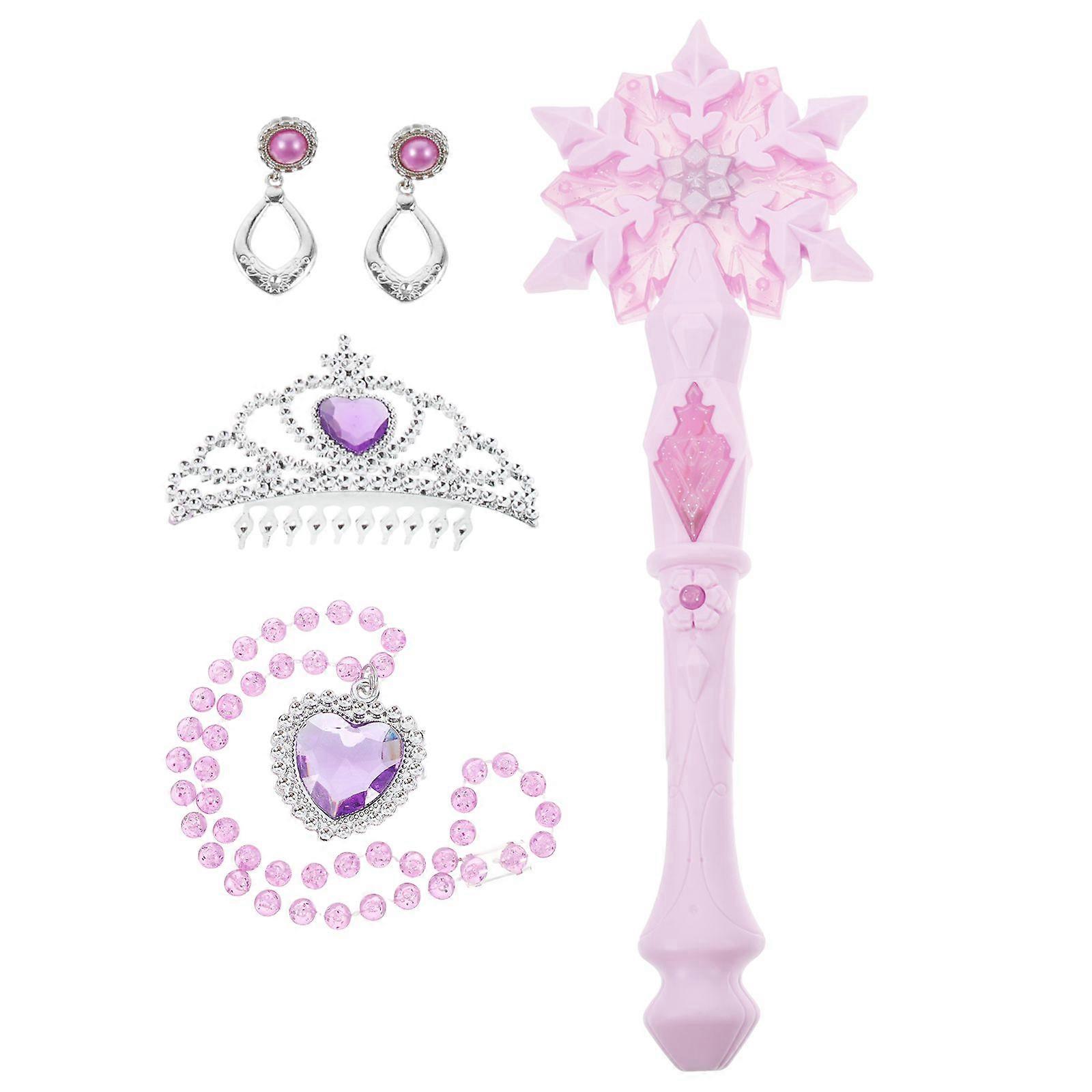 1 baguette lumineuse pour fille, bâton de fée, jouet clignotant multi-usages