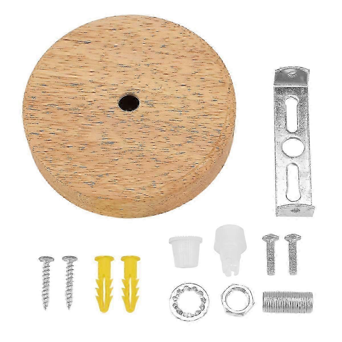 lamp base concise style modern Ceiling Plate Wooden ceiling holder e27 Lamp fitting chandelier Base