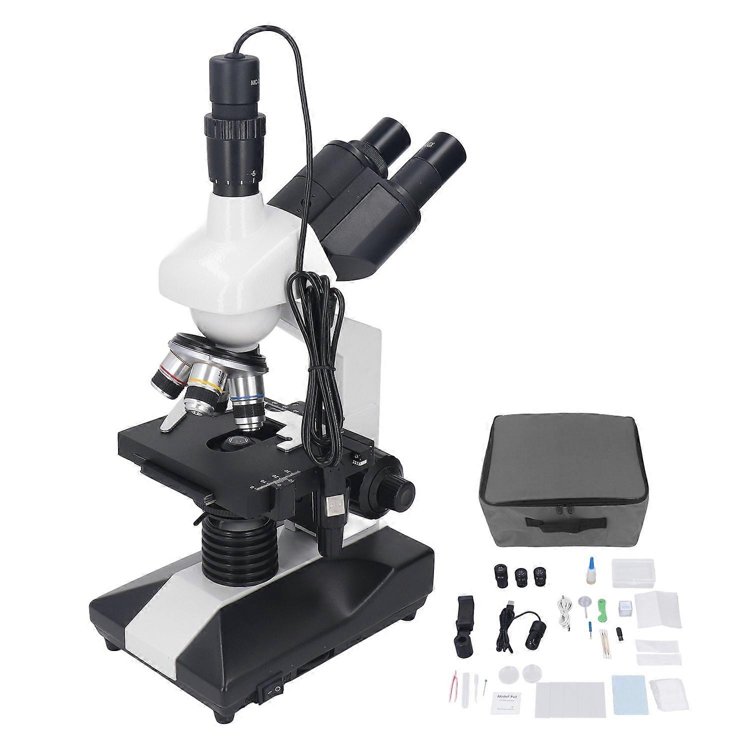 Trinocular Microscope 40X To 5000X 5MP Electronic Eyepieces 45 Degree Professional Biological Micros