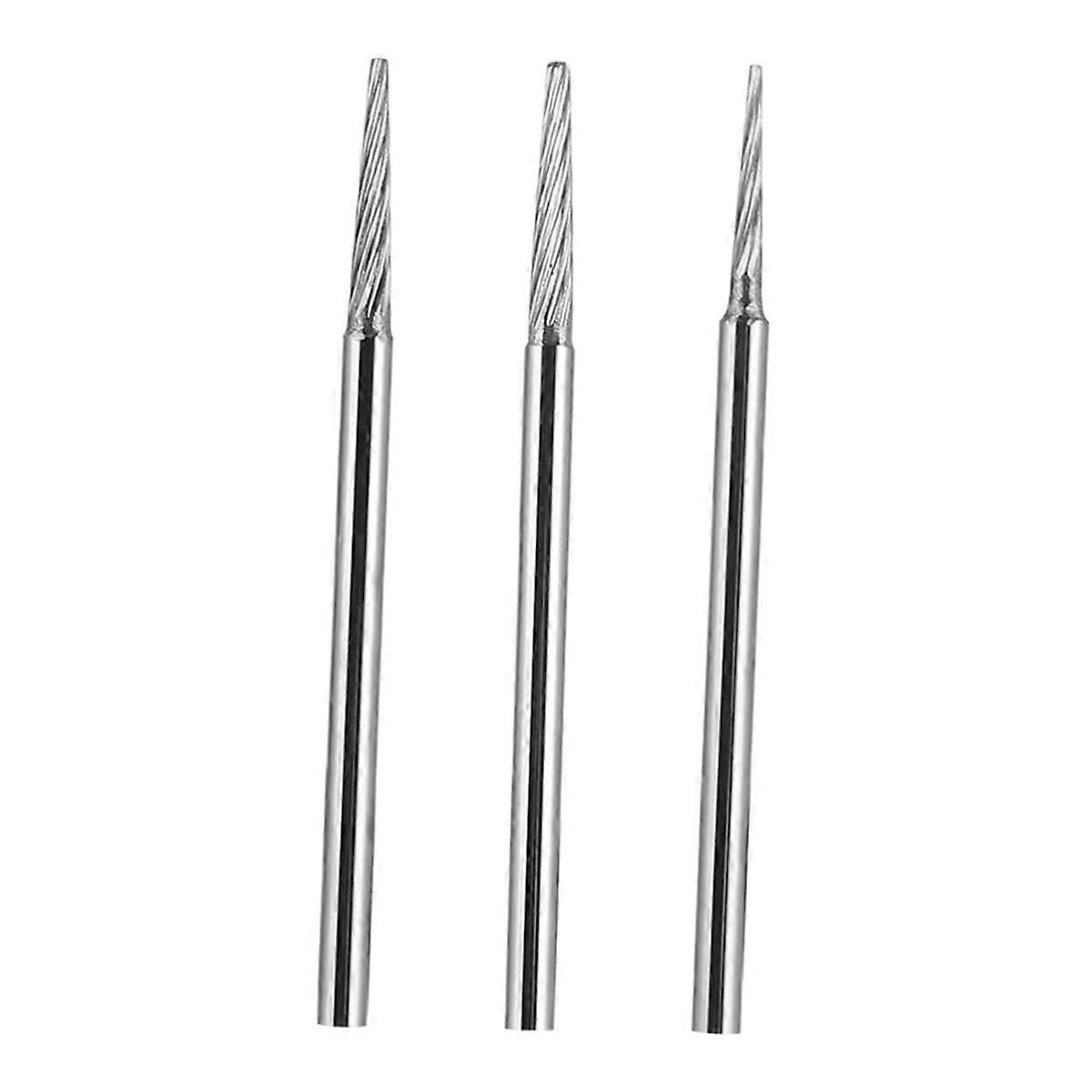 3pcs Bead Polishing Rod Steel Bead Drill Cylindrical Grind Make Fixed