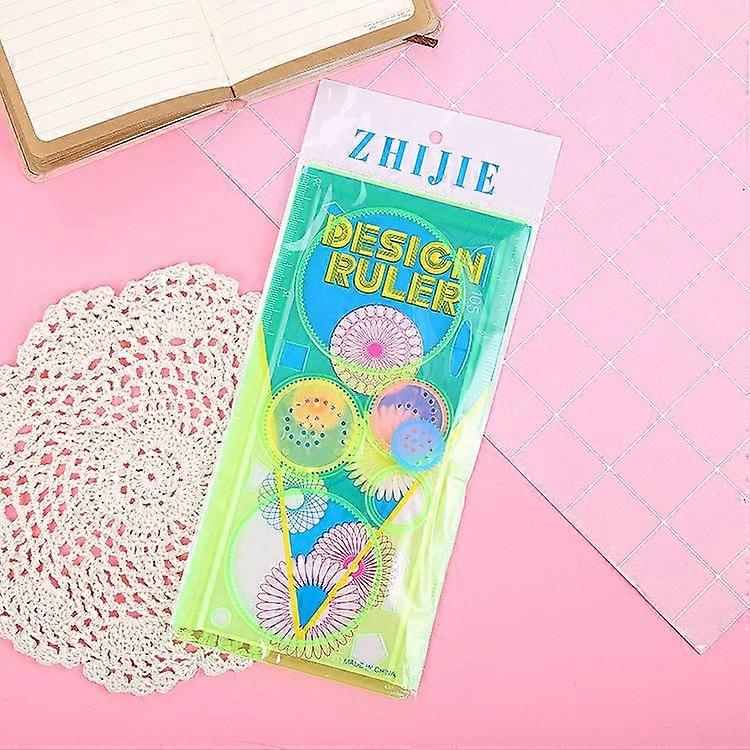 Multi-function Painting Puzzle Spirograph Geometric Ruler Drafting Tools For Students Drawing Toys Children Learning Art Tool