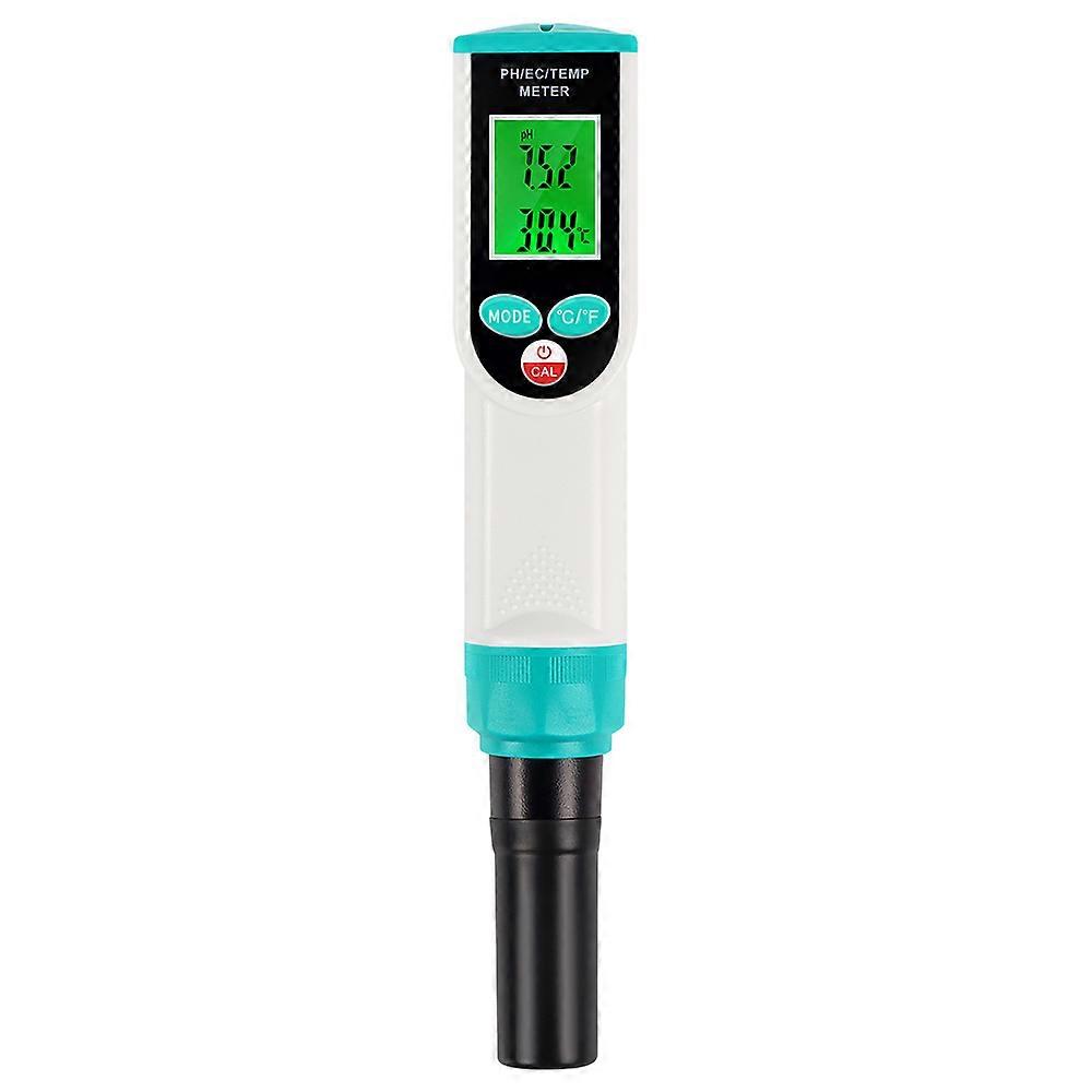 Portable Soil Food PH Tester Multifunction PH EC Temp Meter LCD Digital PH Meter EC Detector for Meat Cheese Dough Water