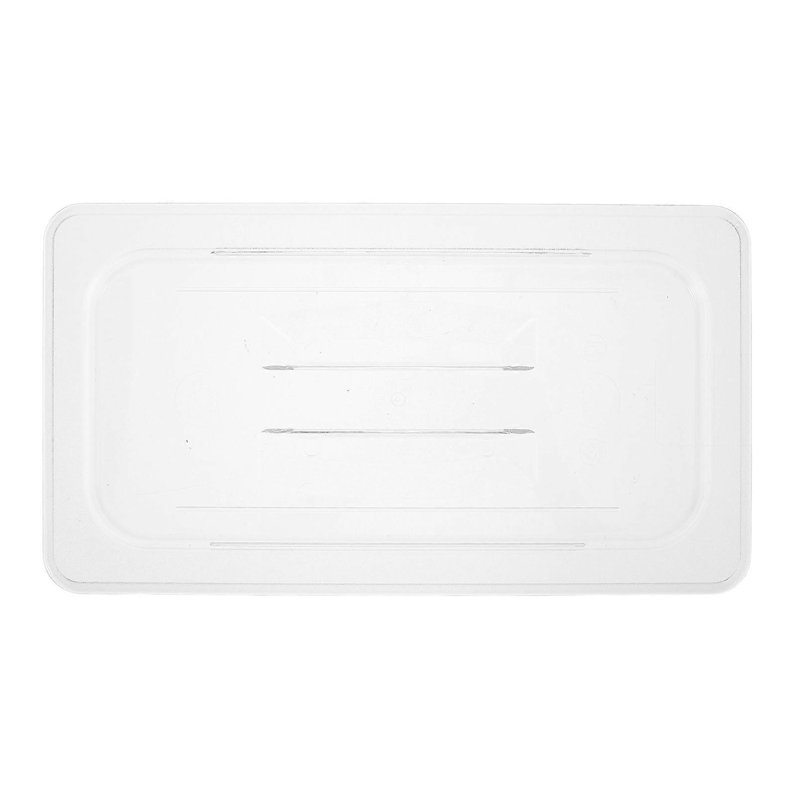 Clear Food Pan Lid With Handle For Restaurant Use Buffet Pans Multifunctional Design High Temperature Resistance Sealing Technology 1Set