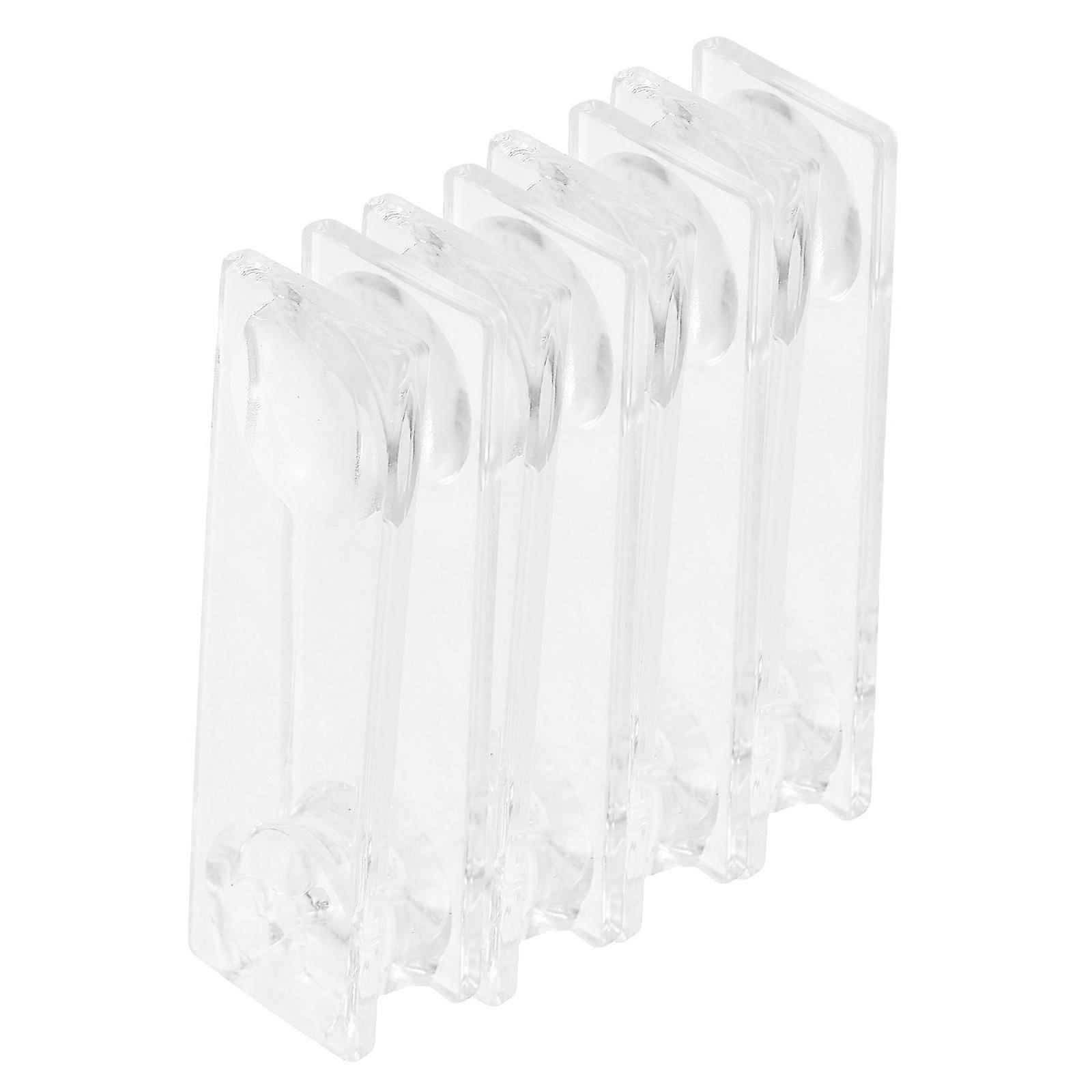 Cord Weights Clear Plastic Rectangular Curtain Pull Handle Home Decor Easy Replacement 4Pcs