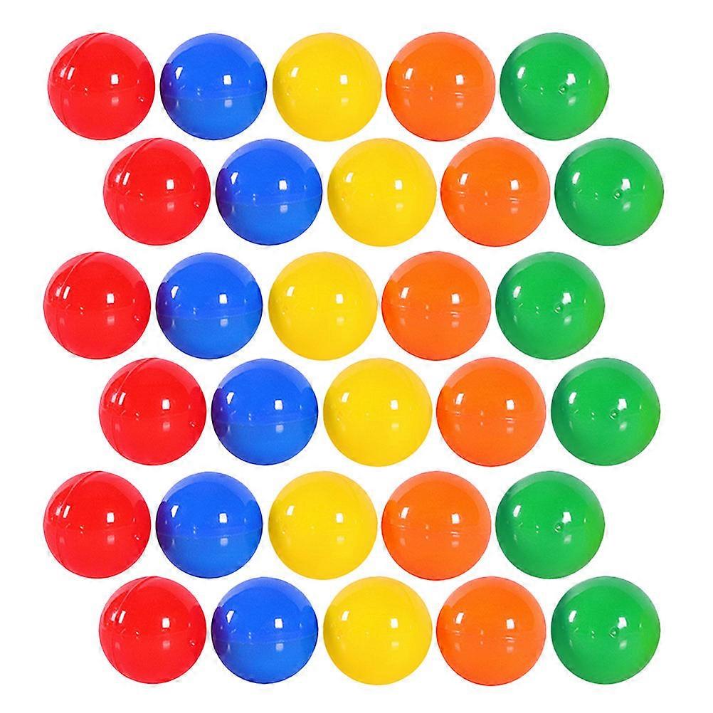 Assorted Color Raffle Balls Plastic Balls for Entertainment 50Pcs
