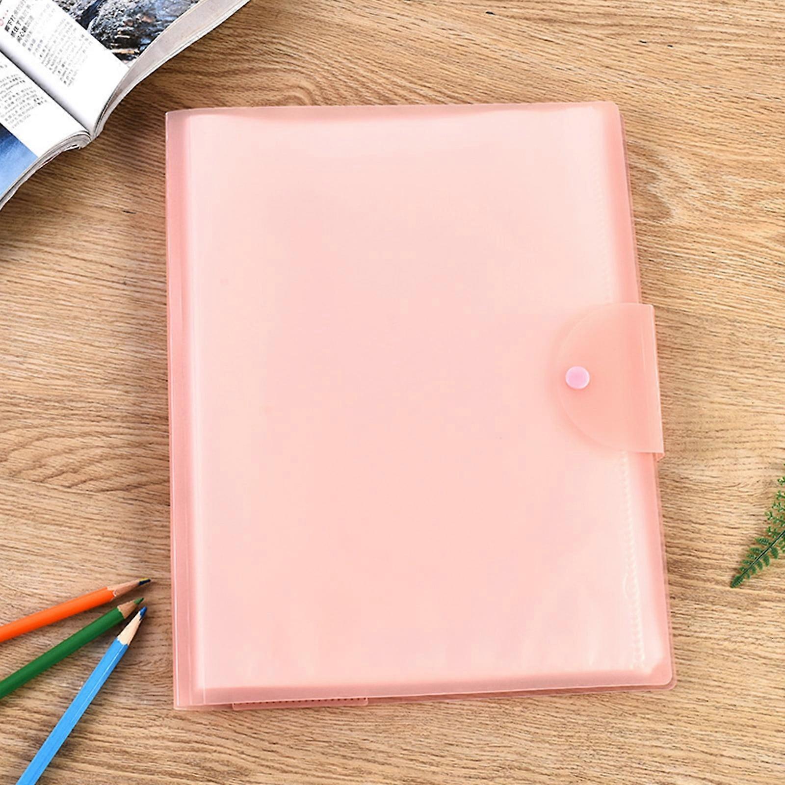 A3 Size Presentation Display Book Document Binder Portfolio Book with 30 Clear Pockets Sleeves File Storage Case for Artwork, Document and Photo