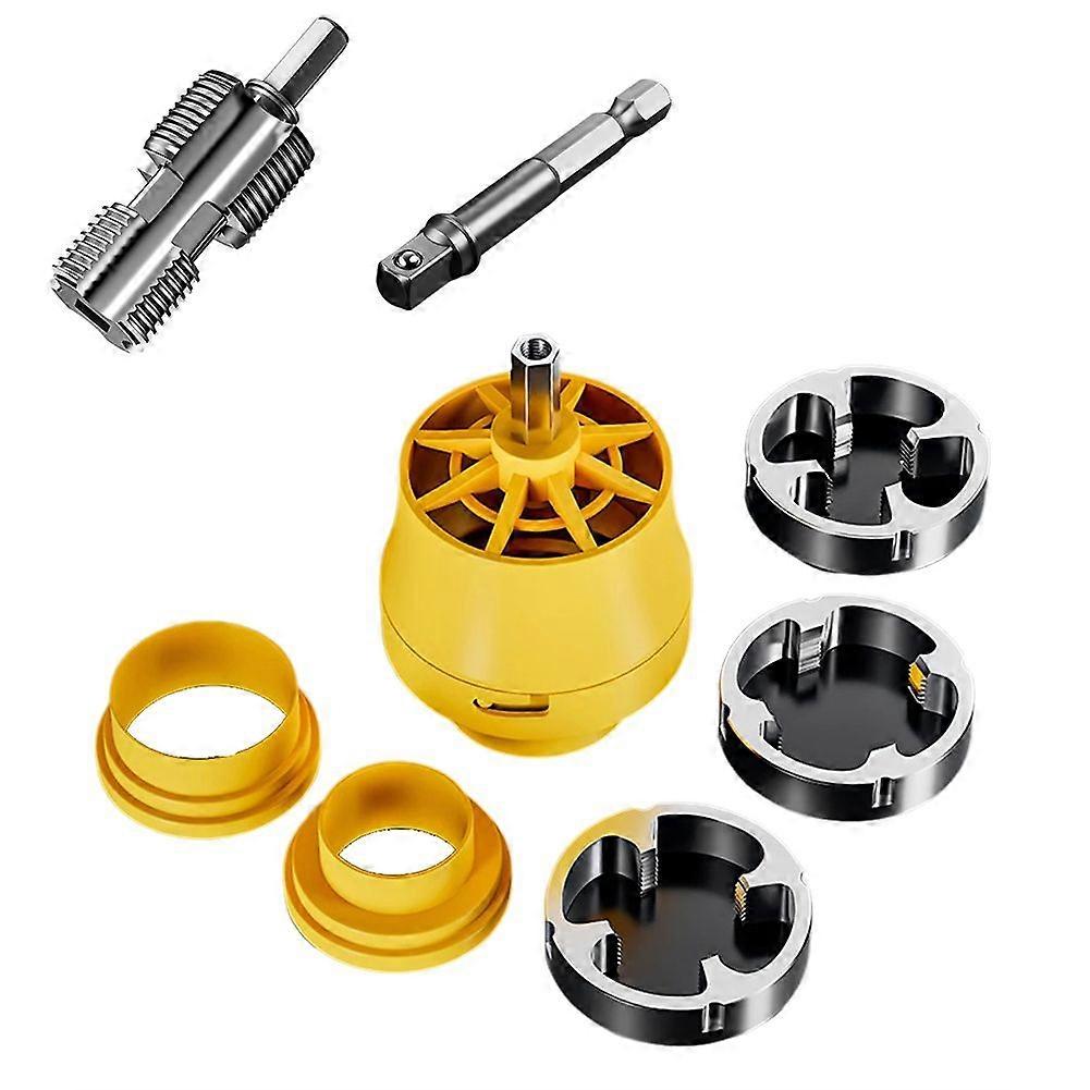 8pcs 4 Points 6 Points PPR Water Pipe Internal Thread Opener PPR Pipe Threader Tapered Pipe Thread Tap PVC Plastic Pipe