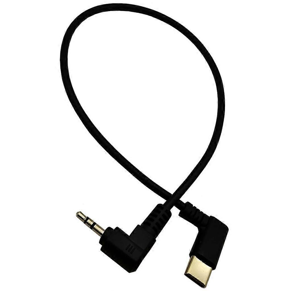 Type C to 2.5mm Adapter Cable, USBC Right Angled Audio Dongle, 2.5mm Headphone Jack for Car and Mobile