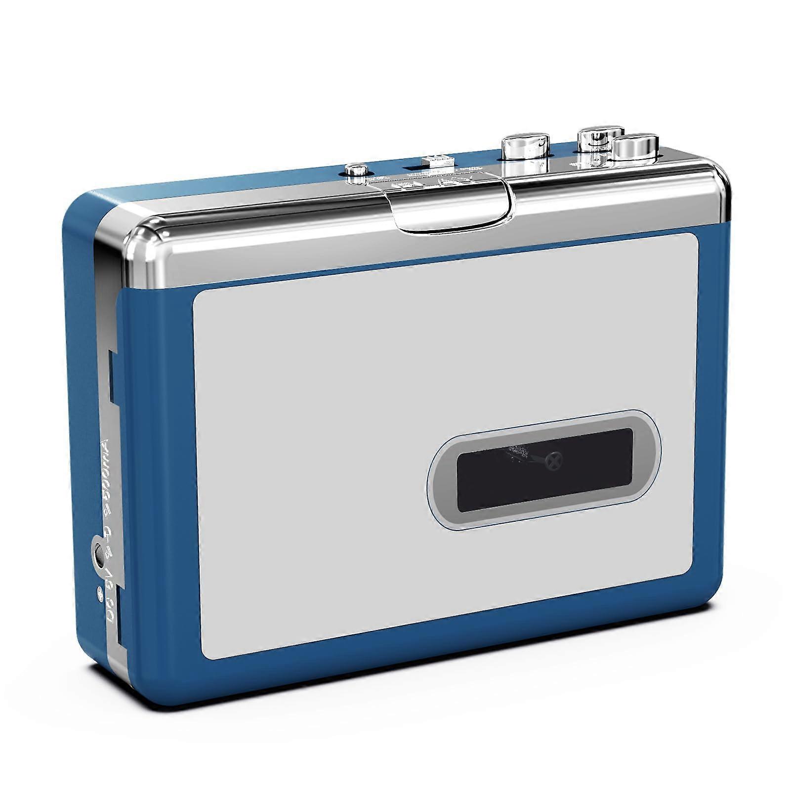 Cassette Player Portable Retro Speaker With Bluetooth Auto Reverse MultiPower Options USB AC Battery 3.5mm Aux