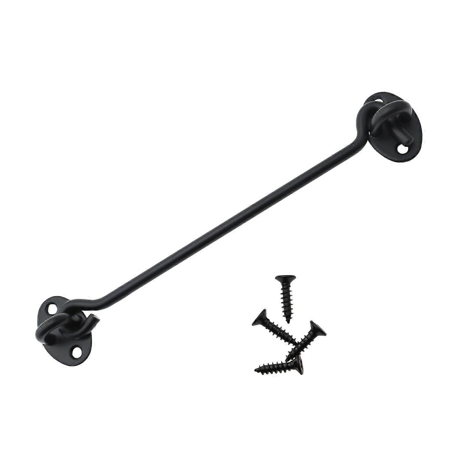 8 Inch Stainless Steel Barn Door Latch Hook and Eye Lock with Secure Privacy and Rust Resistance