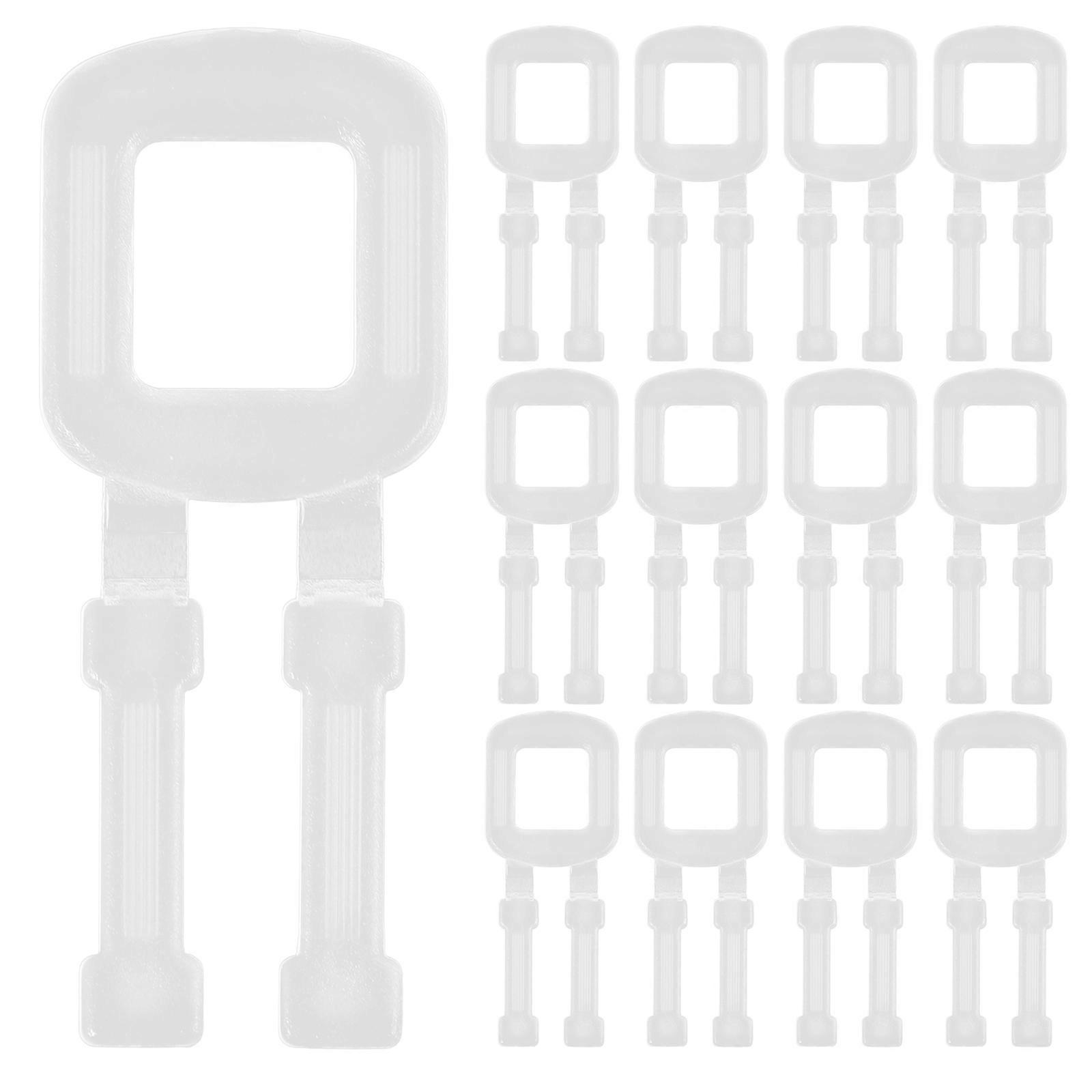 Carrying Handles for Moving Boxes 400Pcs Transparent Plastic Replacement