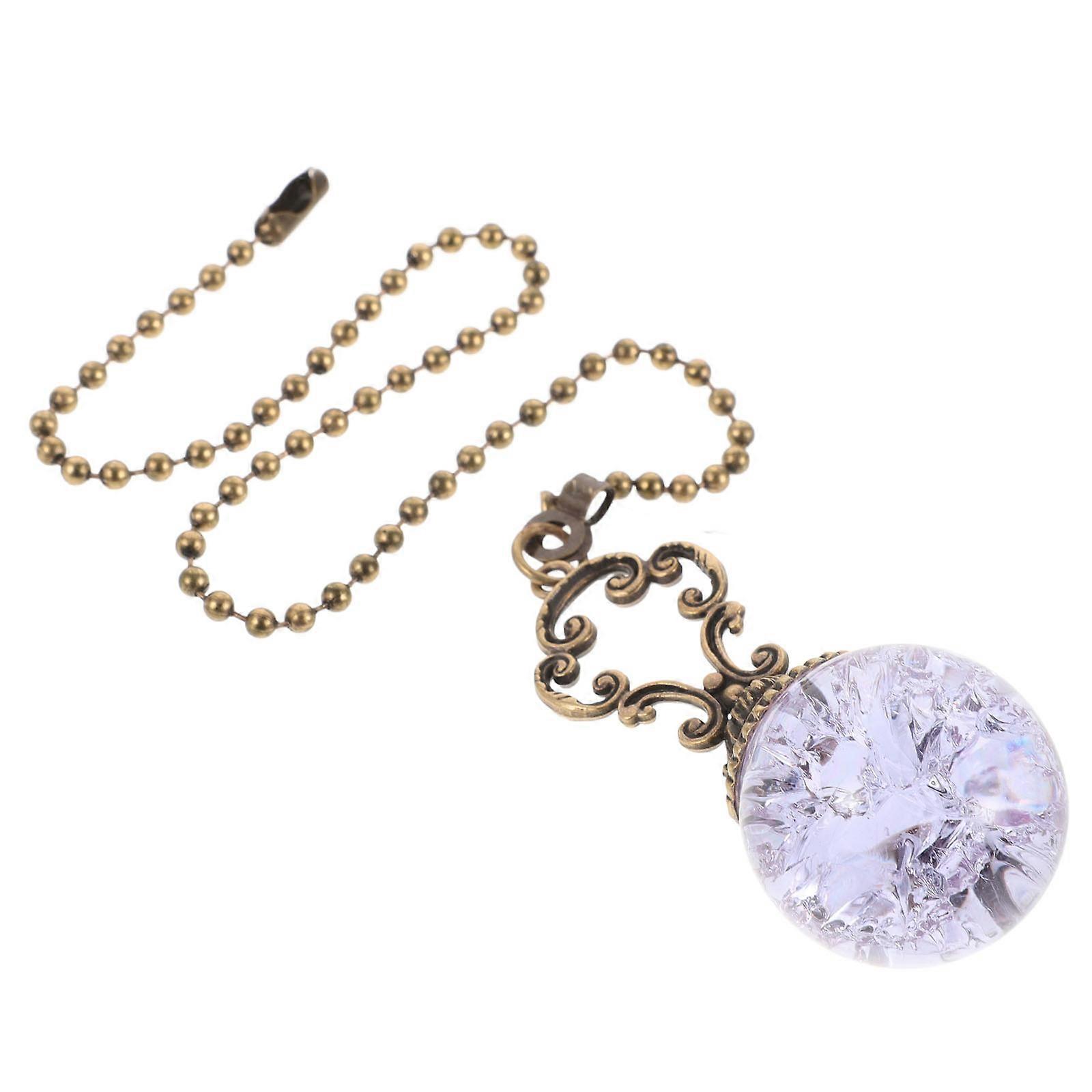 Ceiling Fan Pull Chain Extension for Decoration Lavender Color