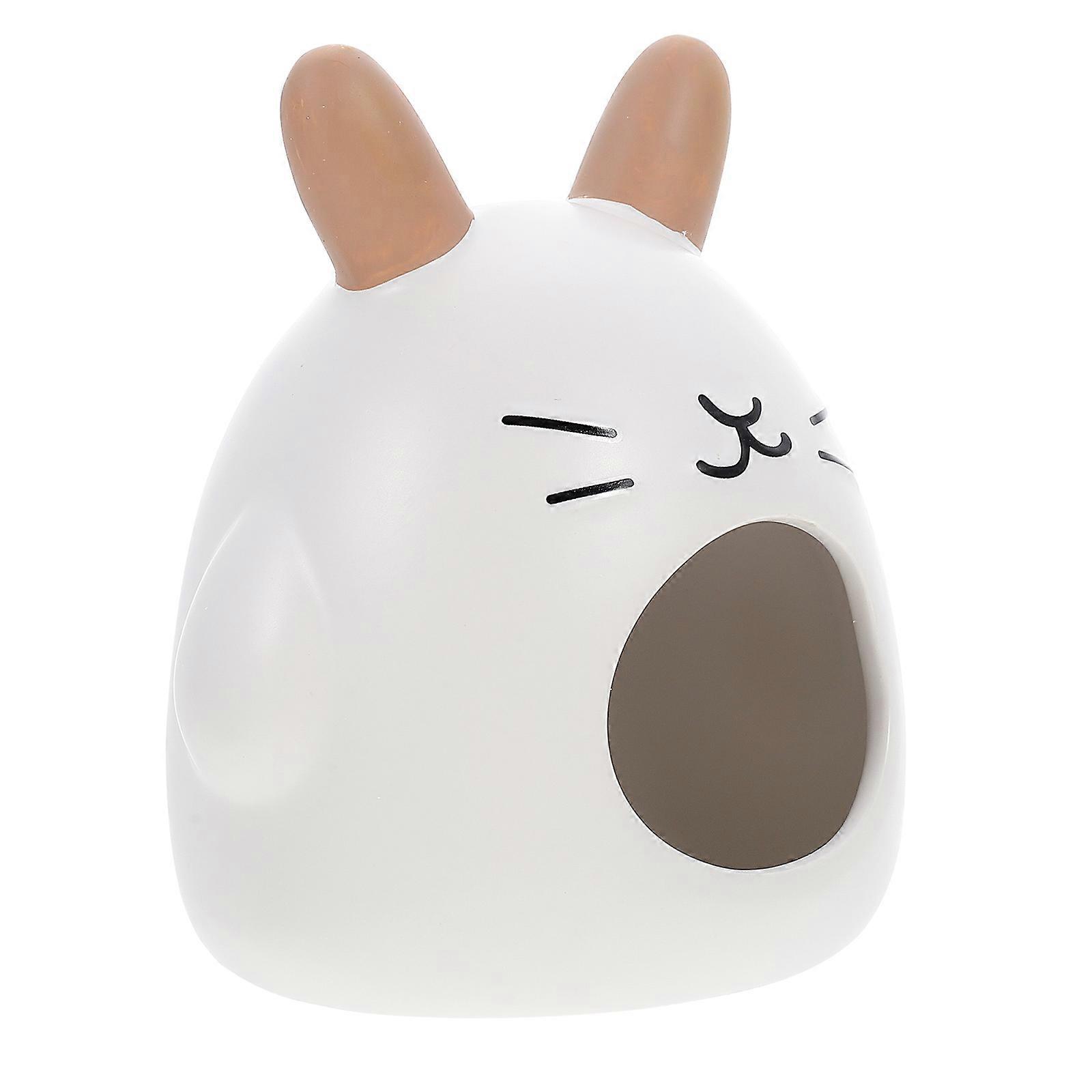 Ceramic Hamster House for Summer Cooling White Pet Accessories