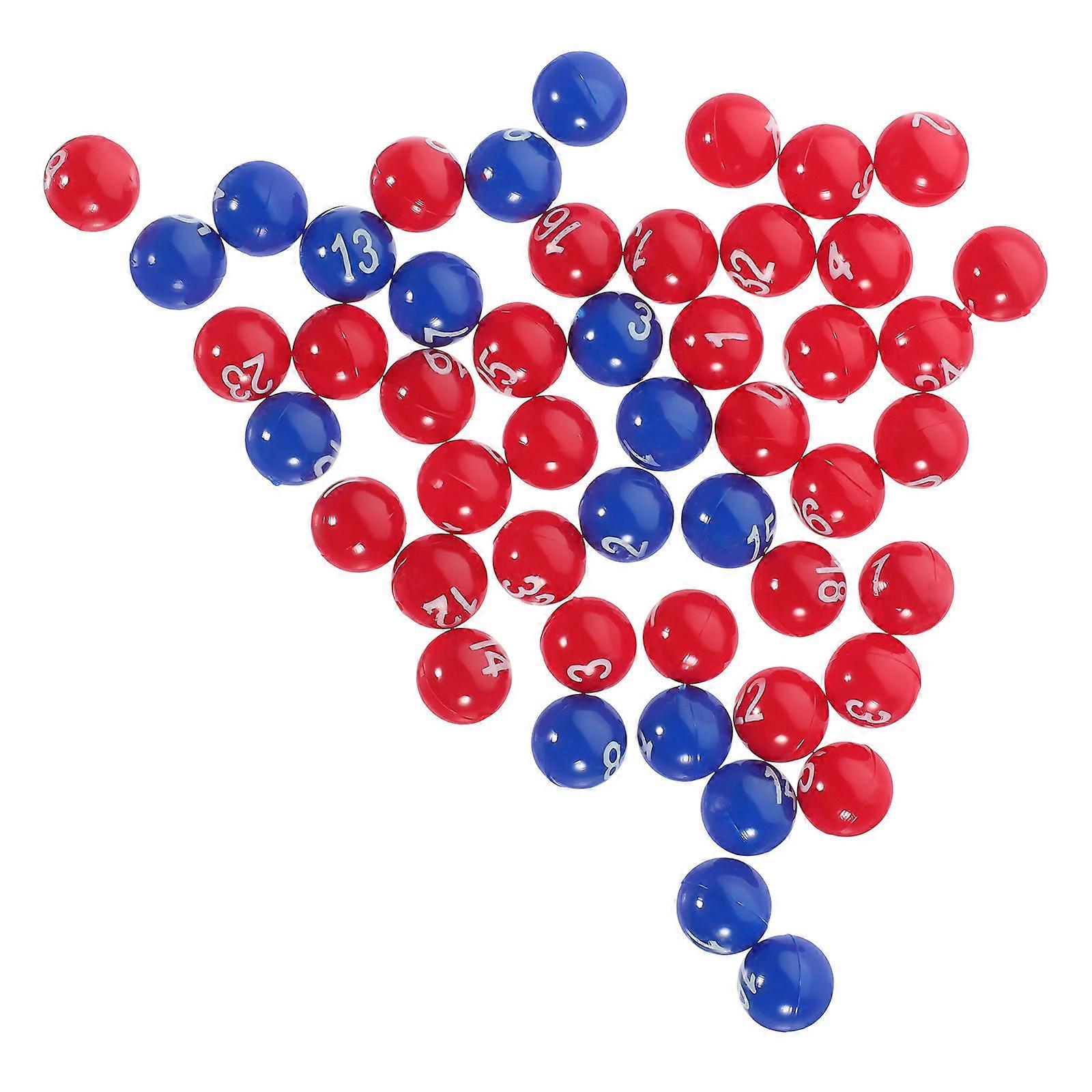 1Pack Digital Balls for Party Game Raffle Balls Plastic