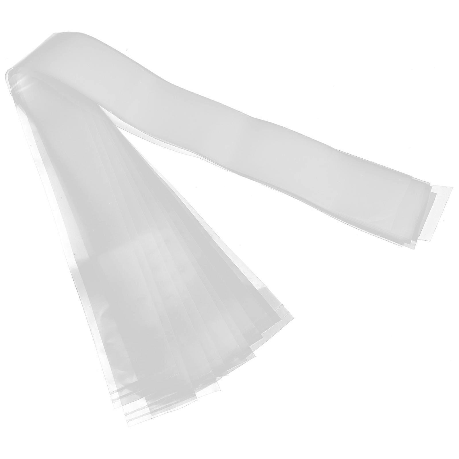 Flute Bag Vertical Flute Storage Bag for Storage 20Pcs Transparent Plastic