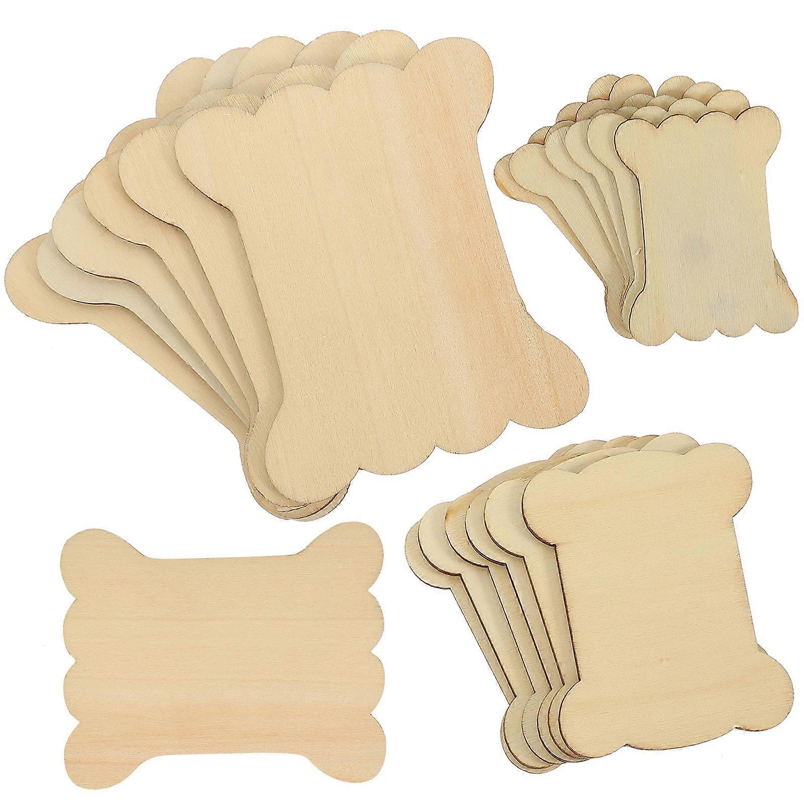 Thread Winding Board Wood Bobbins for Embroidery Floss 90Pcs