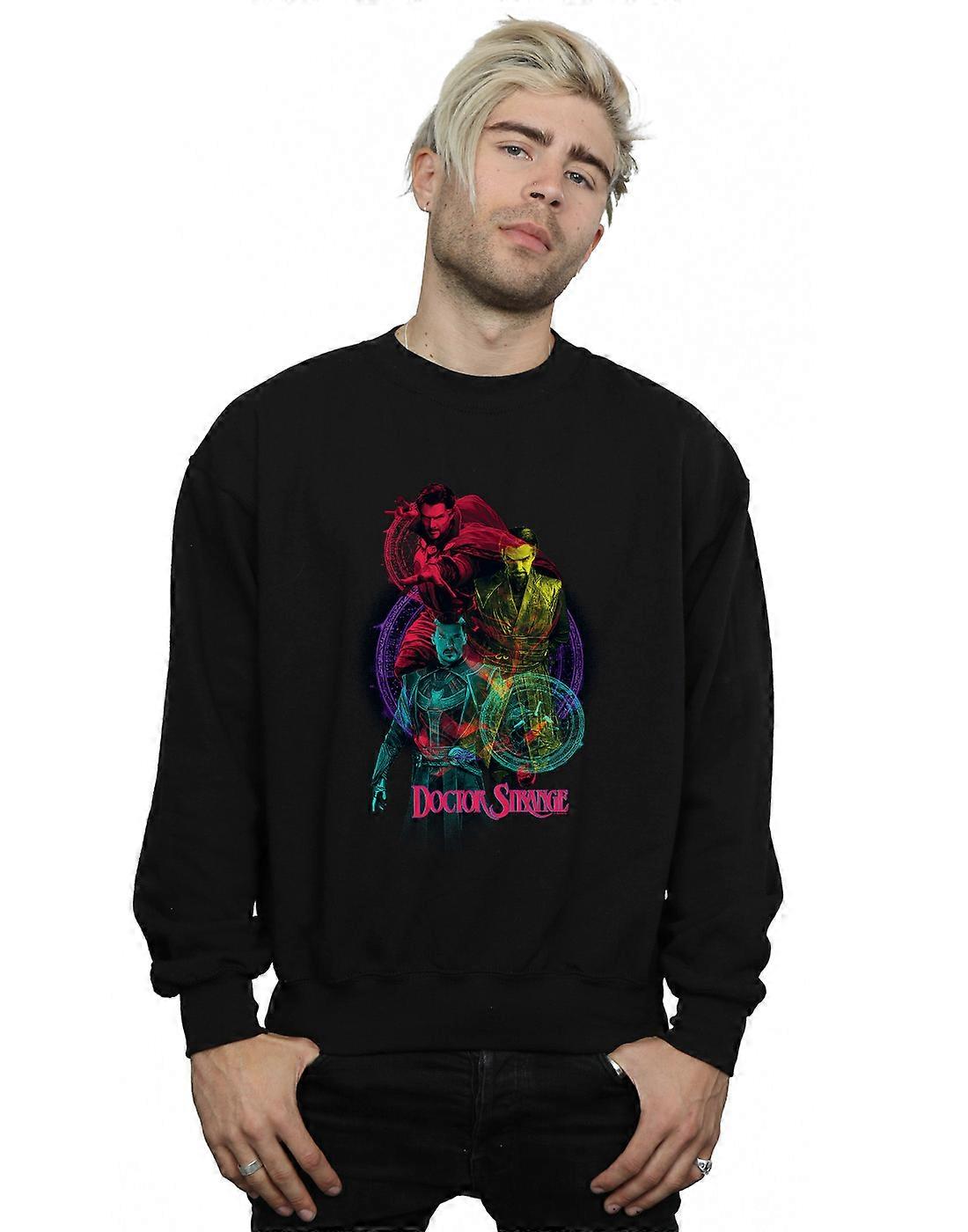Marvel Men's Doctor Strange Rainbow Sweatshirt