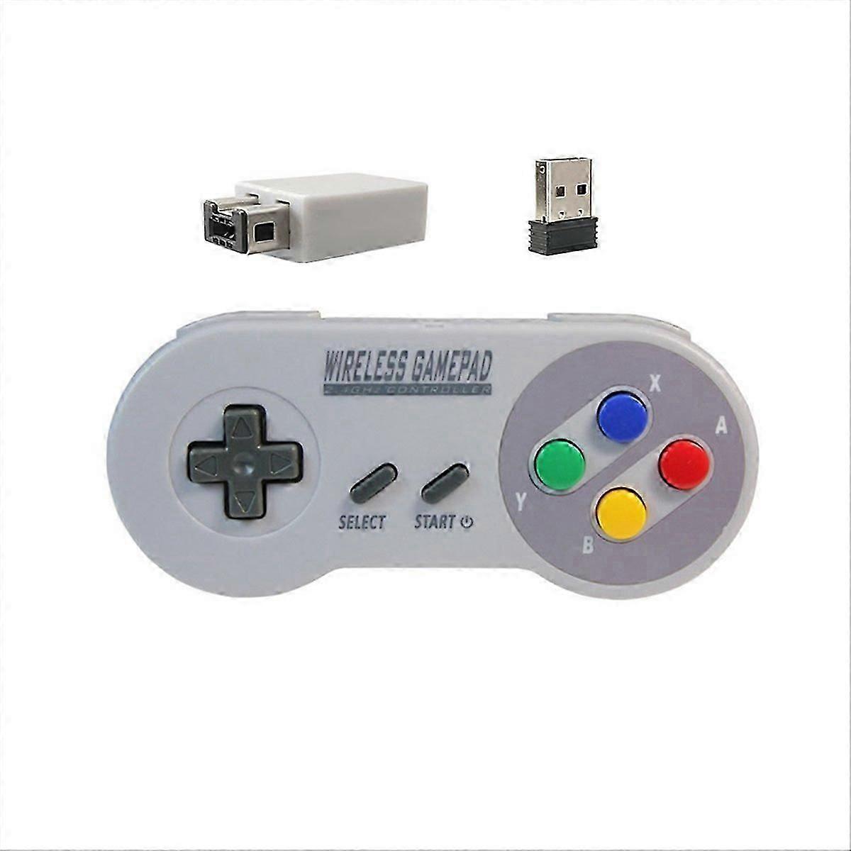 suitable for Game Controller Wireless 2.4G Gamepad Joypad Joystick Compatible for SNES Mini PC NS Switch-jc