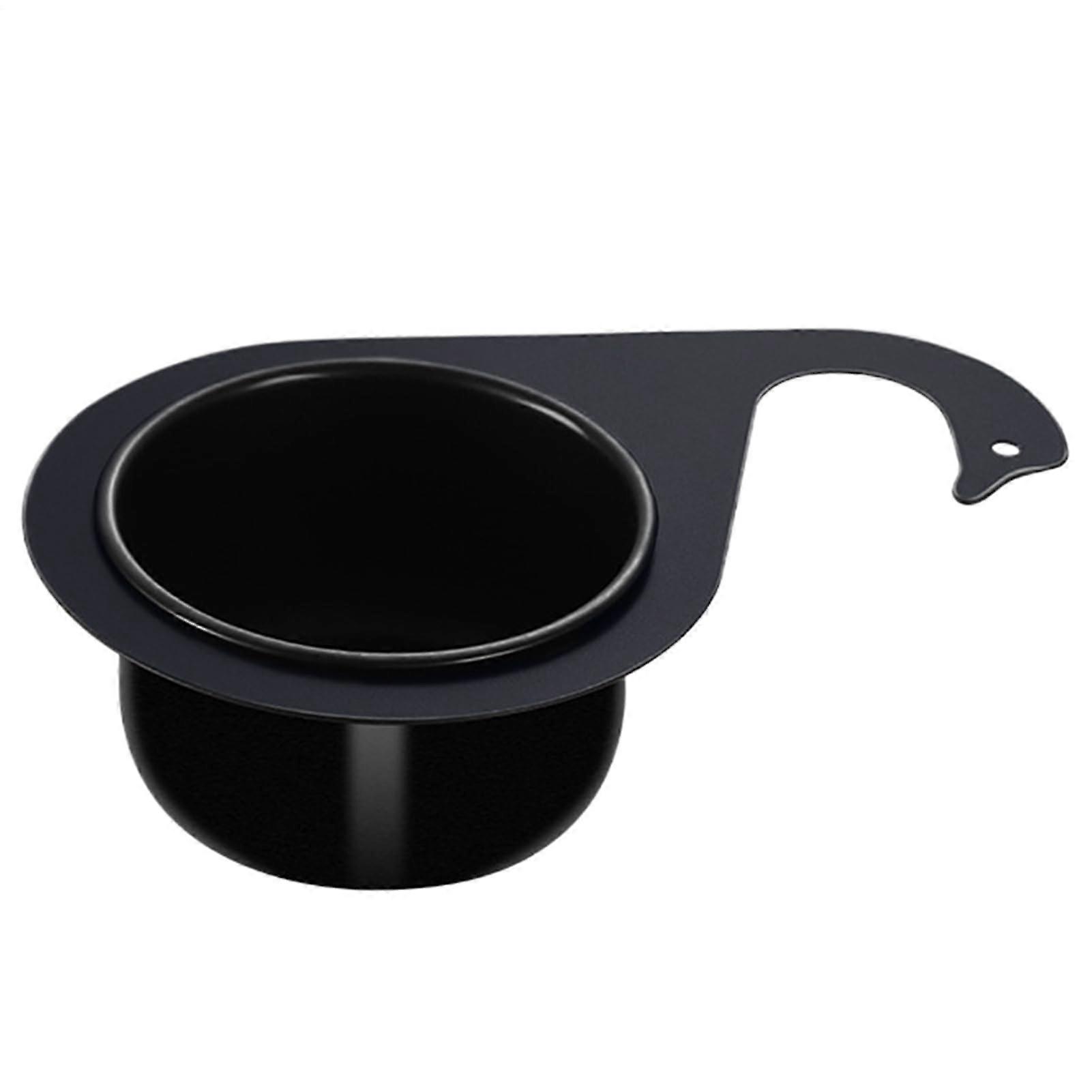 Kitchen Sink Strainer Stainless Steel Triangle Drain Basket SpaceSaving Corner Fit Plaster Black