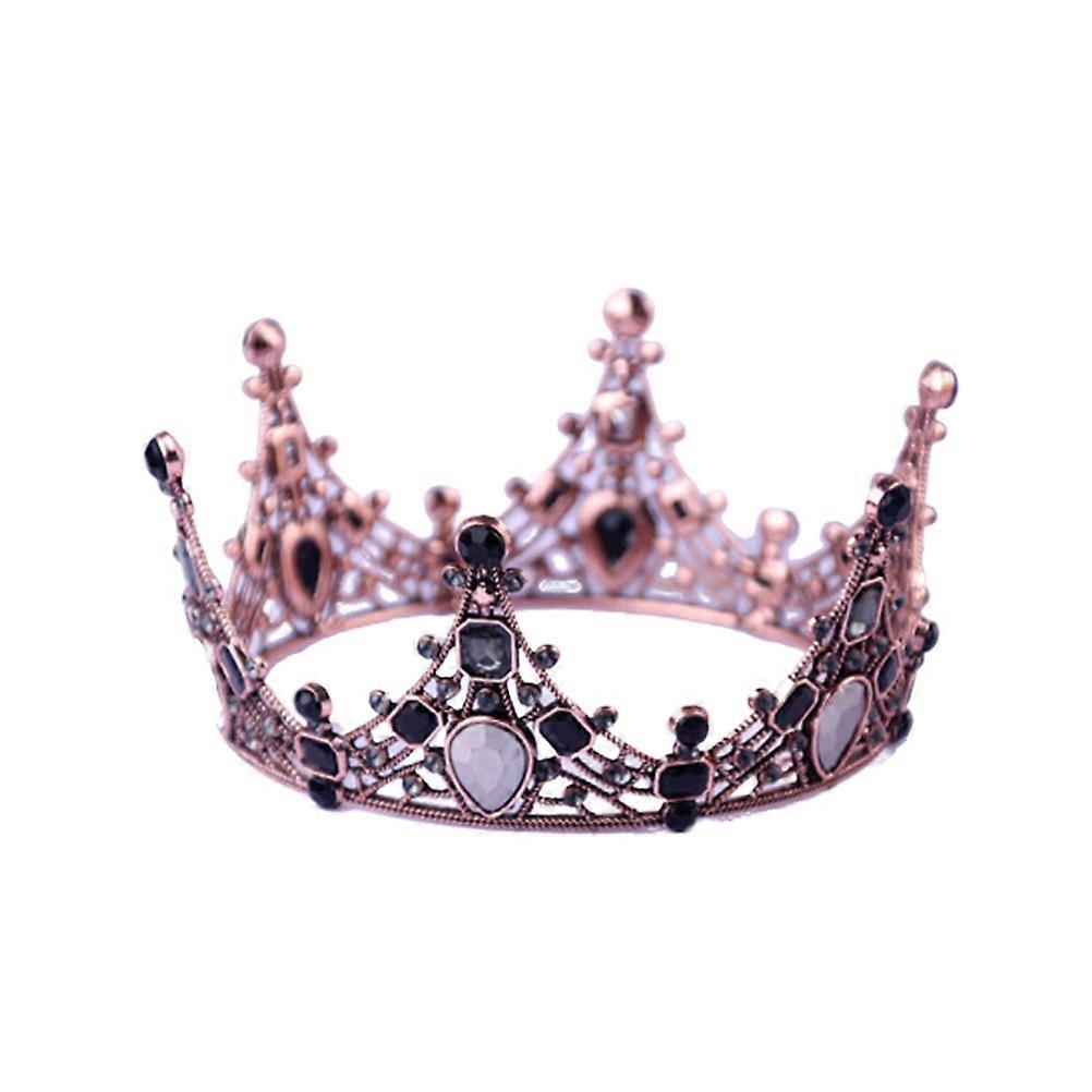 Dessert Crown Decor Alloy Cake Topper for Party 1Pcs