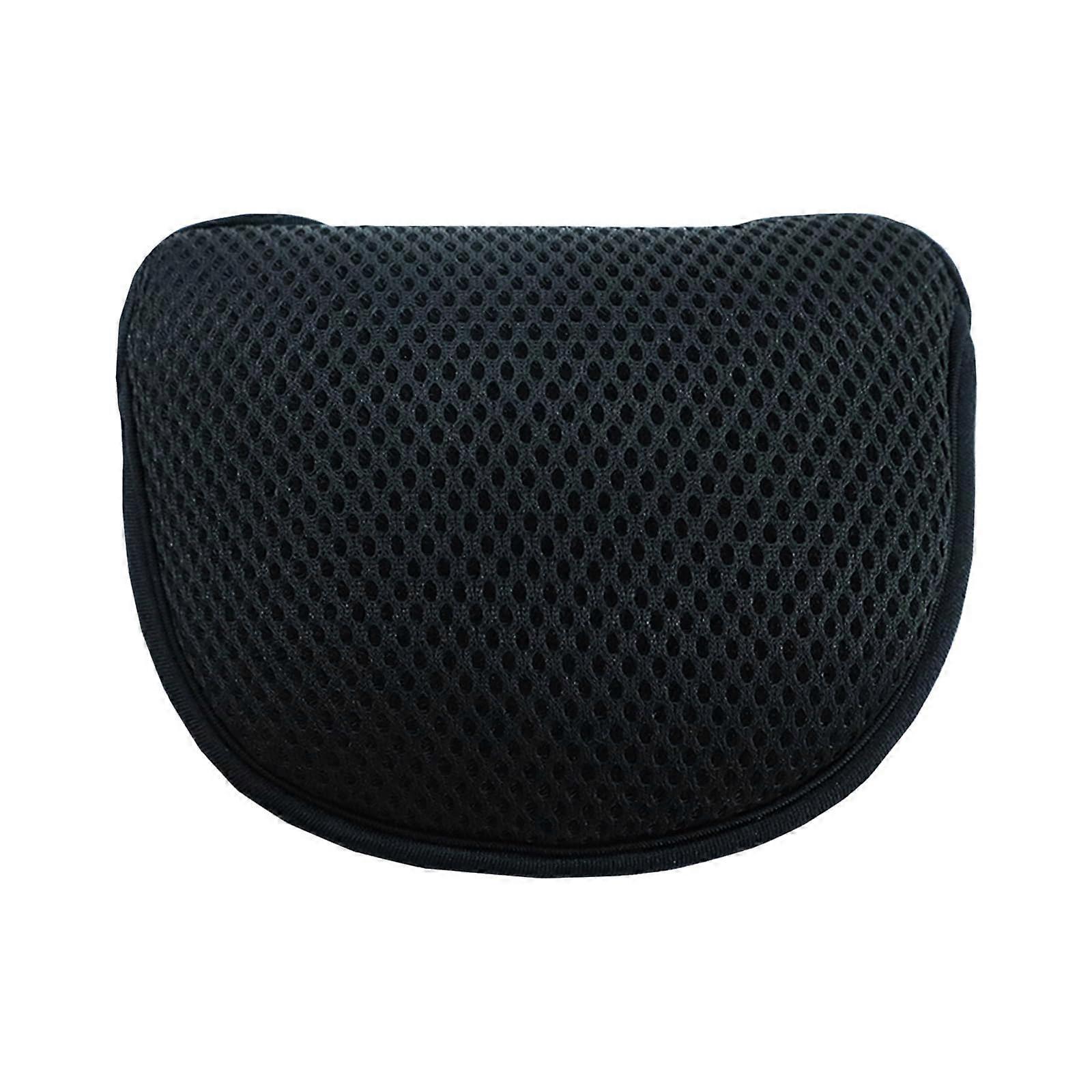 Golf Putter Headcover Nylon Breathable Mallet Cover ImpactResistant Protective Black