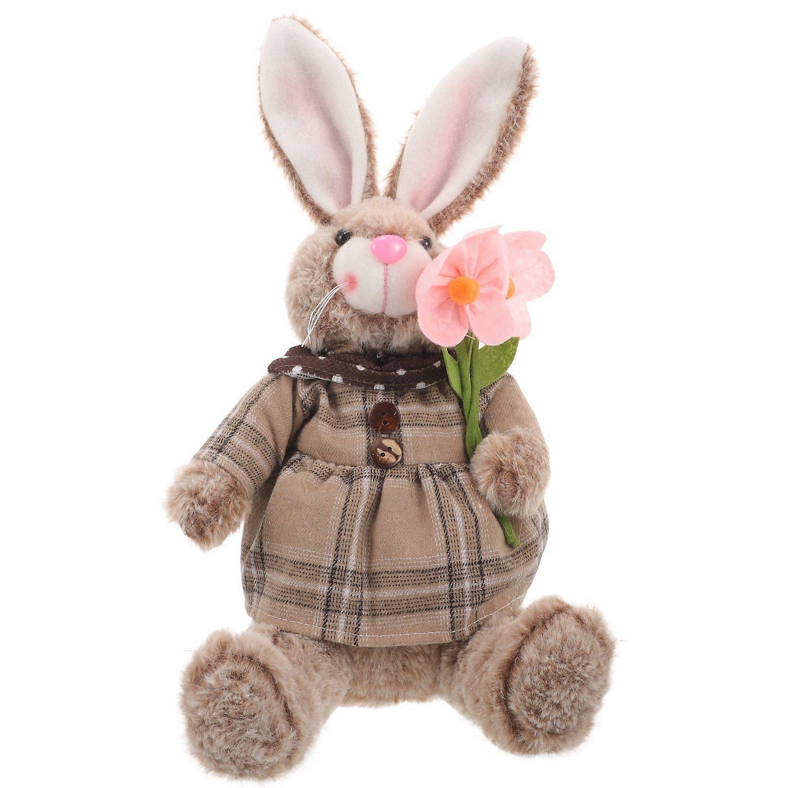 Easter Decoration Cute Stuffed Rabbit Easter Bunny Stuffed Animal Spring Easter Party Supply