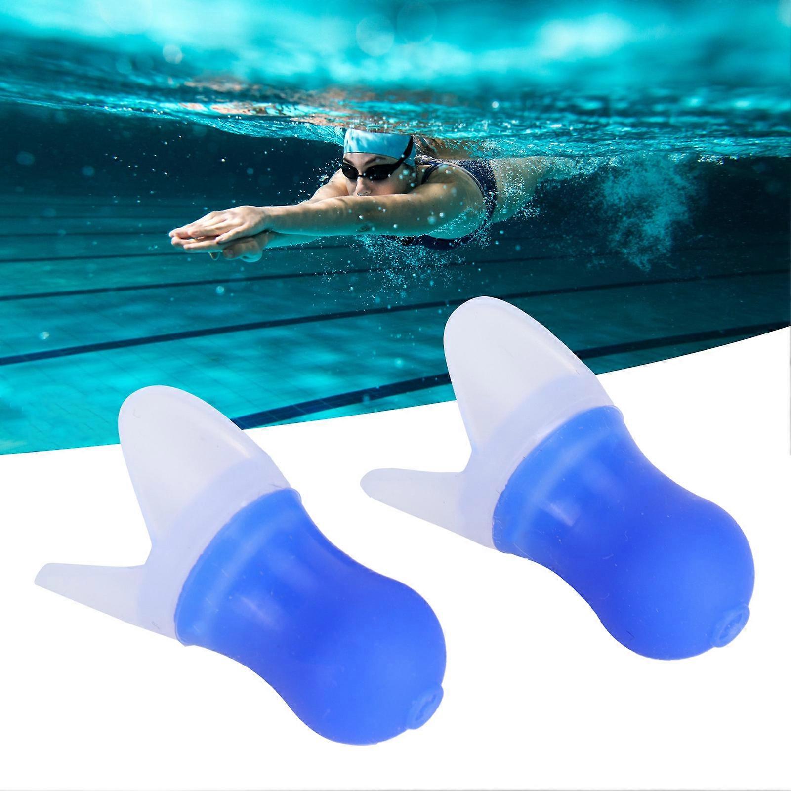 2Pcs Plugs Noise Protective Silicone Waterproof Reduction Earplug Ear