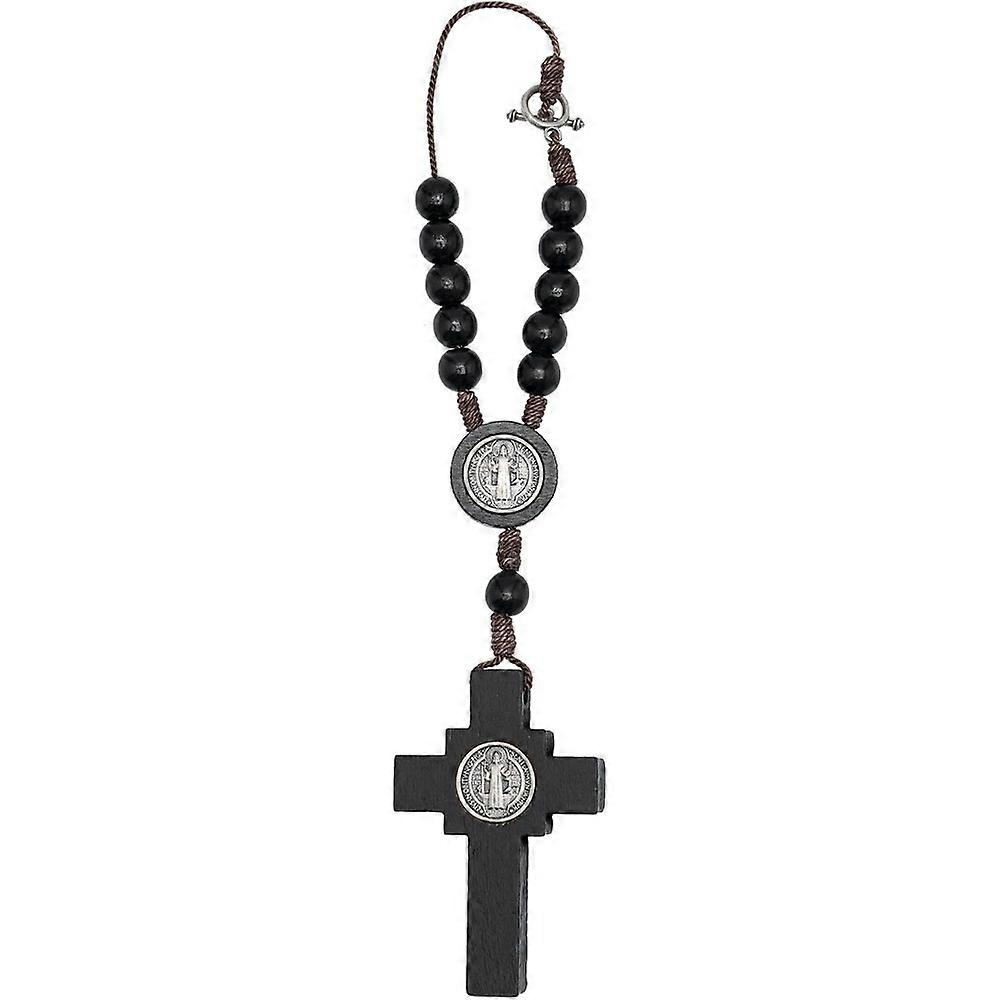 Prayer car rearview mirror rosary