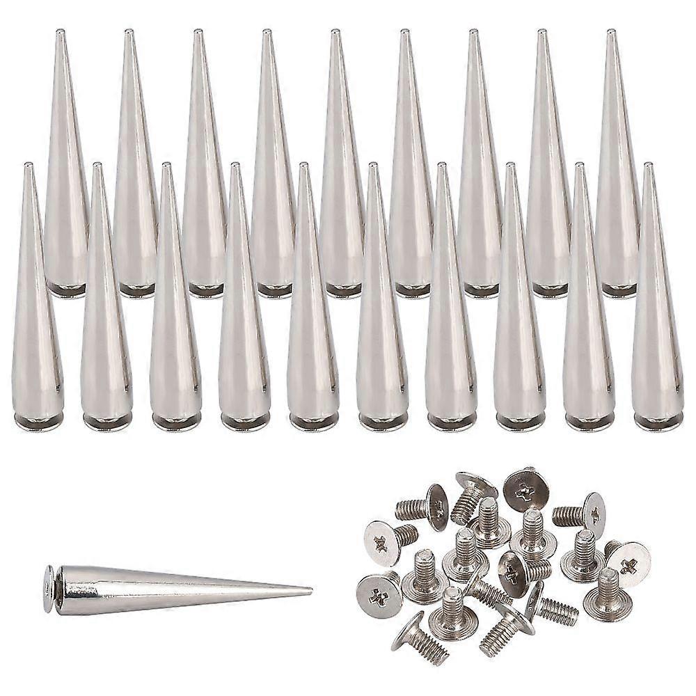 Alloy Rivets set Cone Platinum 38x7mm and 5.5x7mm 2pcs/set 20sets/box