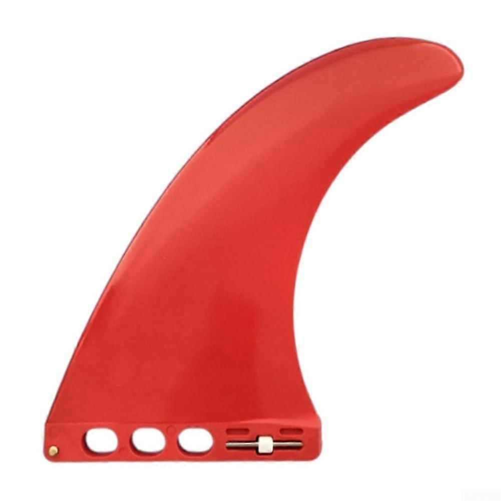 9 Inch Surfboard Center Fin Replacement for Enhanced Stability, Tool Install, Black Red