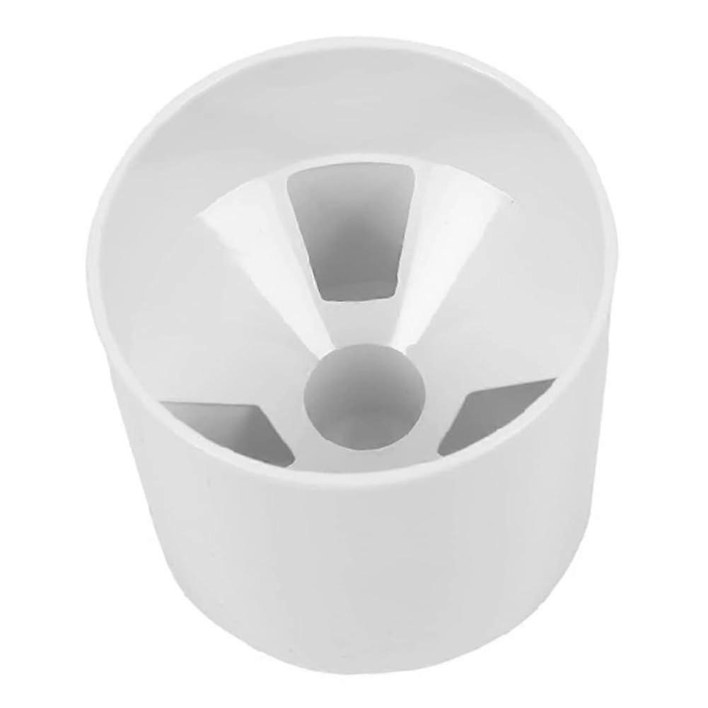Golf Putting Cup White Plastic 4 Inch Depth Outdoor Golf Hole Cup with Quick Drain for Backyard Practice
