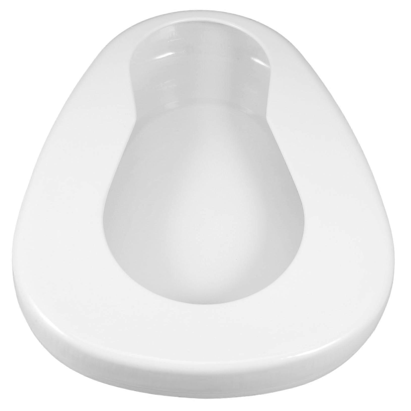 Enamel Bed Pan for Elderly, Leak Proof, Easy Clean, Durable Comfort for Bedridden Seniors