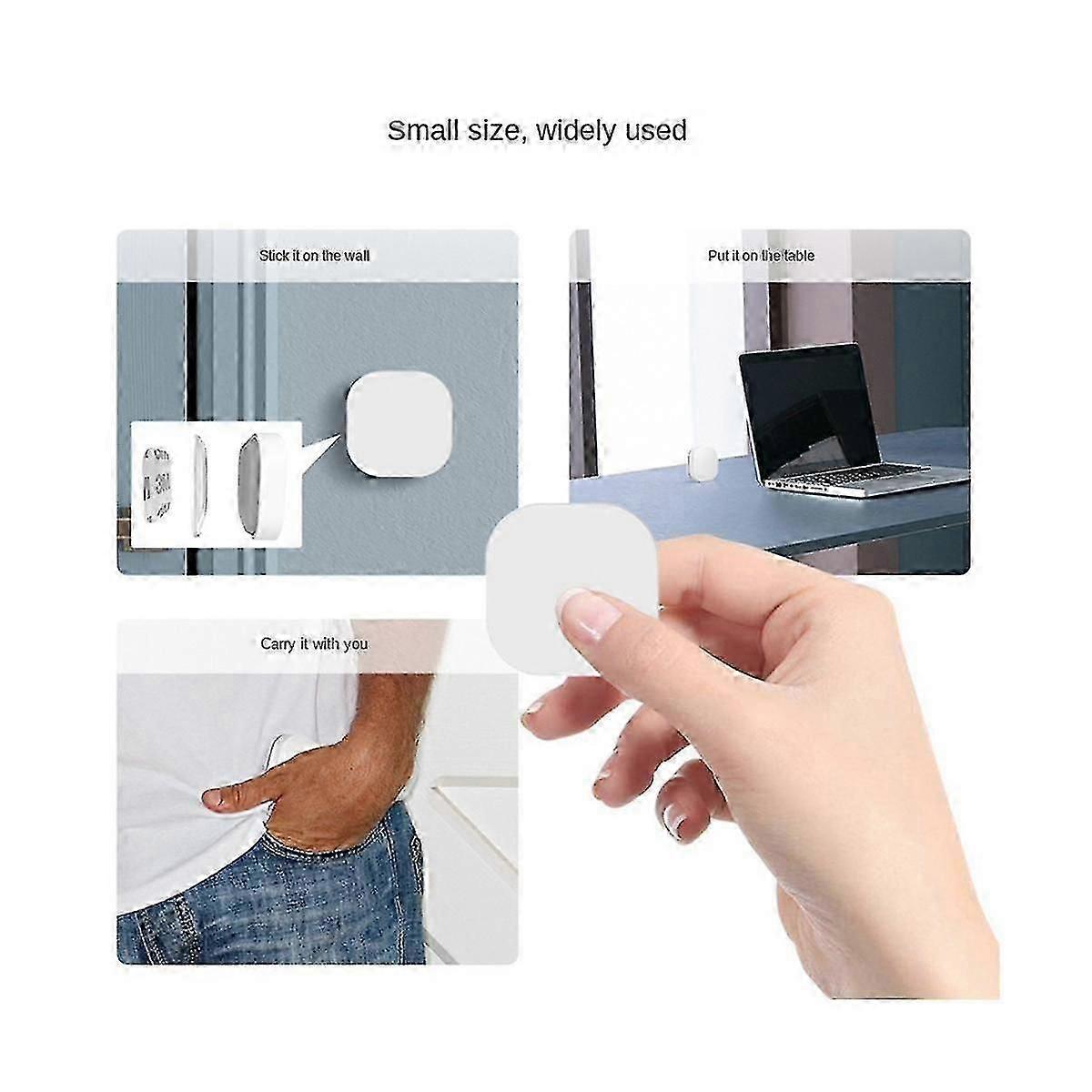 Zigbee Graffiti Smart Dimming Wireless Switch: 1-Button Scene Random Pasting, Timed Scene Smart Multifunctional