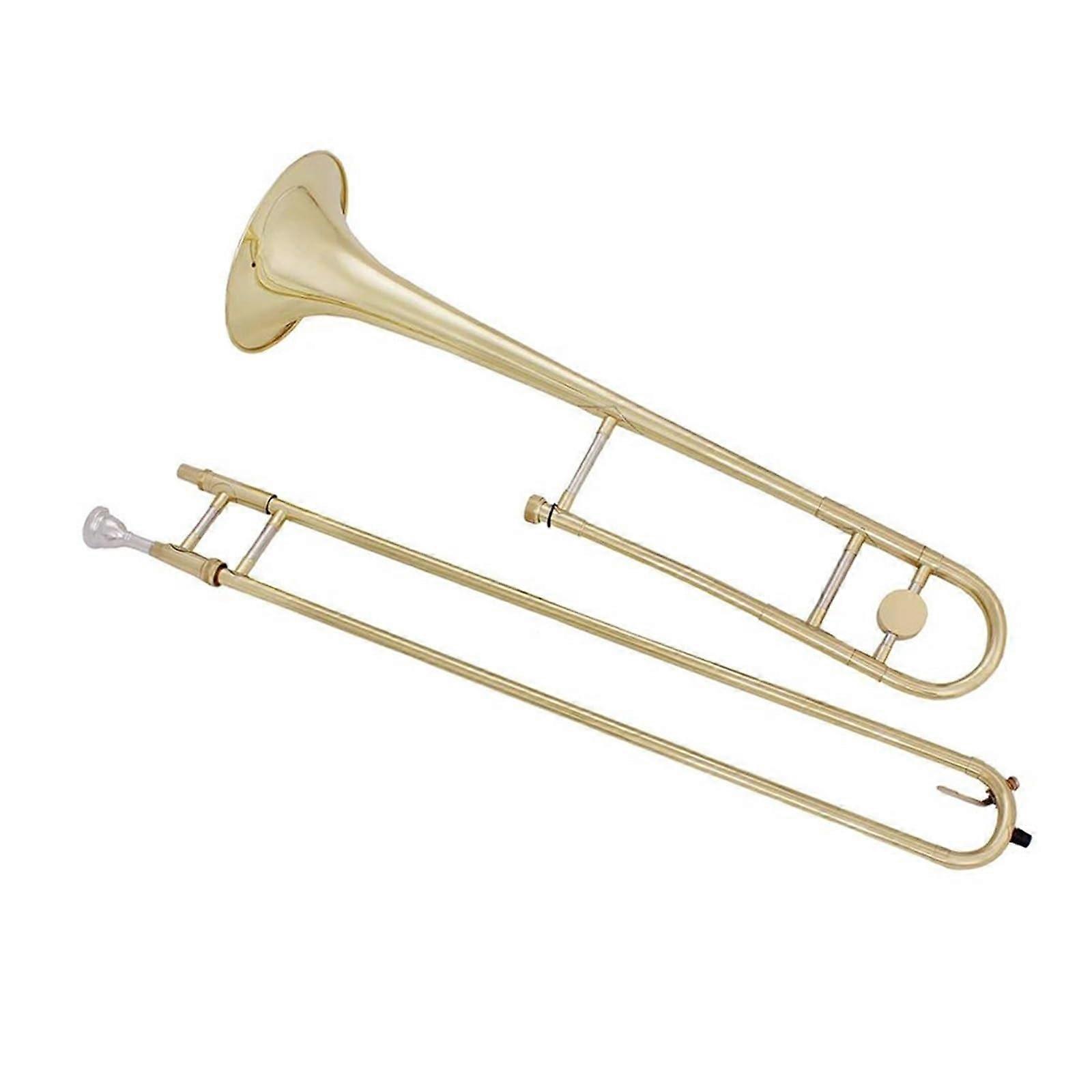 Bb Alto Trombone for Beginners with Case, Bright Sound, Accurate Tuning, Brass Construction