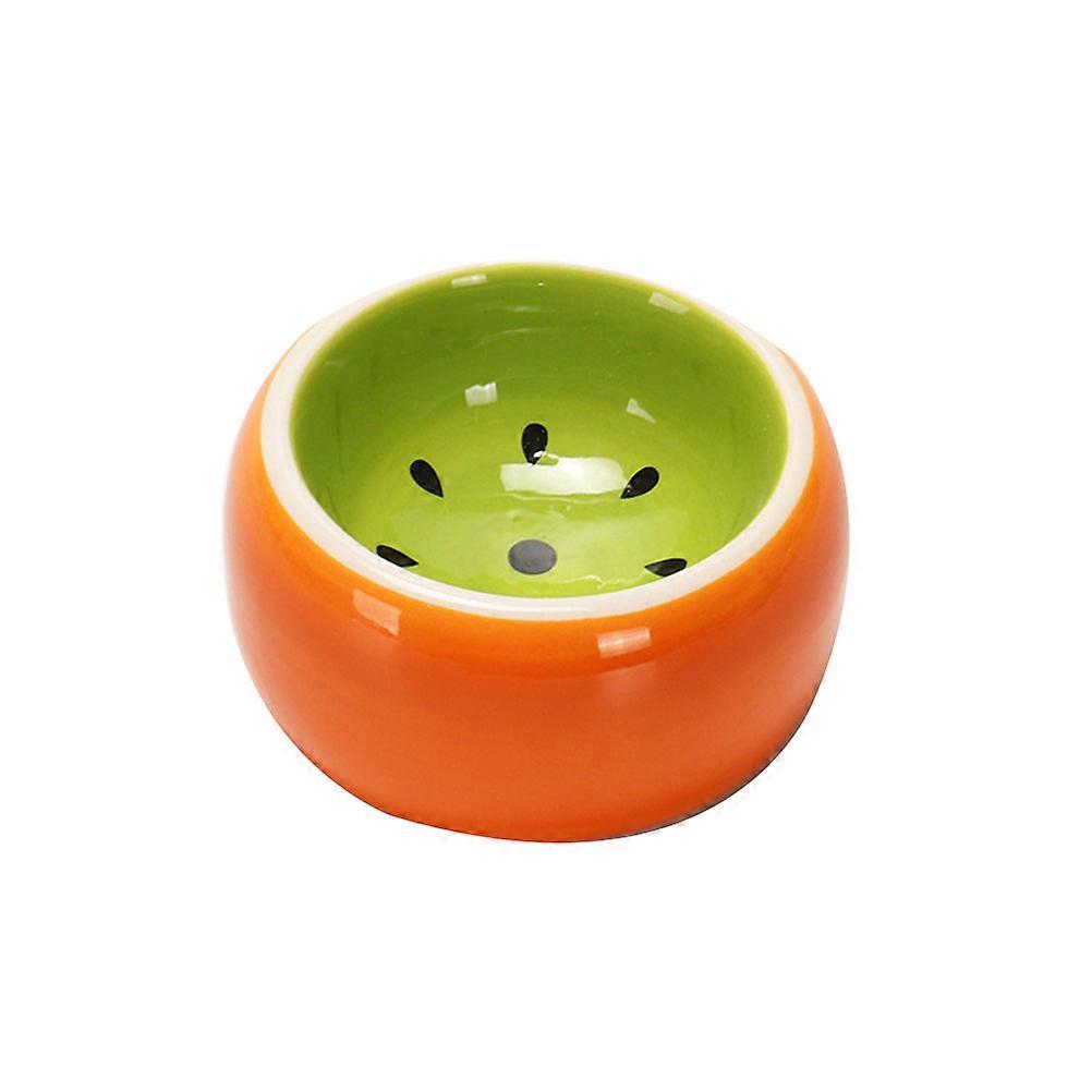 Pet Feeding Bowl Ceramic Bowl for Hamster Fruit Design