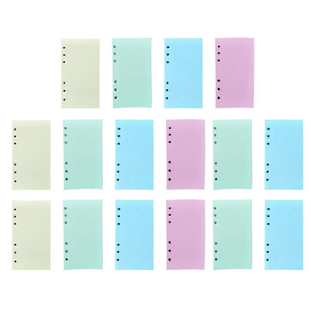 Refill Paper for Spiral Notebook Colorful A6 Replacement 160 Sheets