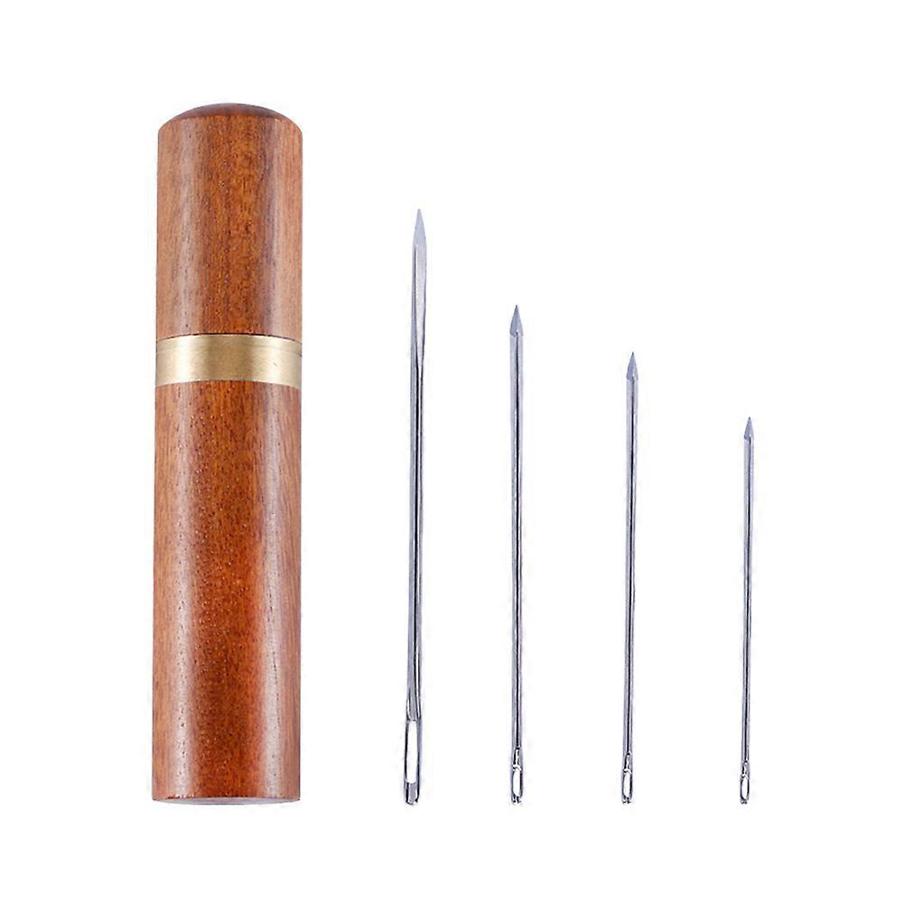 Stitching Needle Set for Craft 4Pcs Hand Sewing Needles with Holder