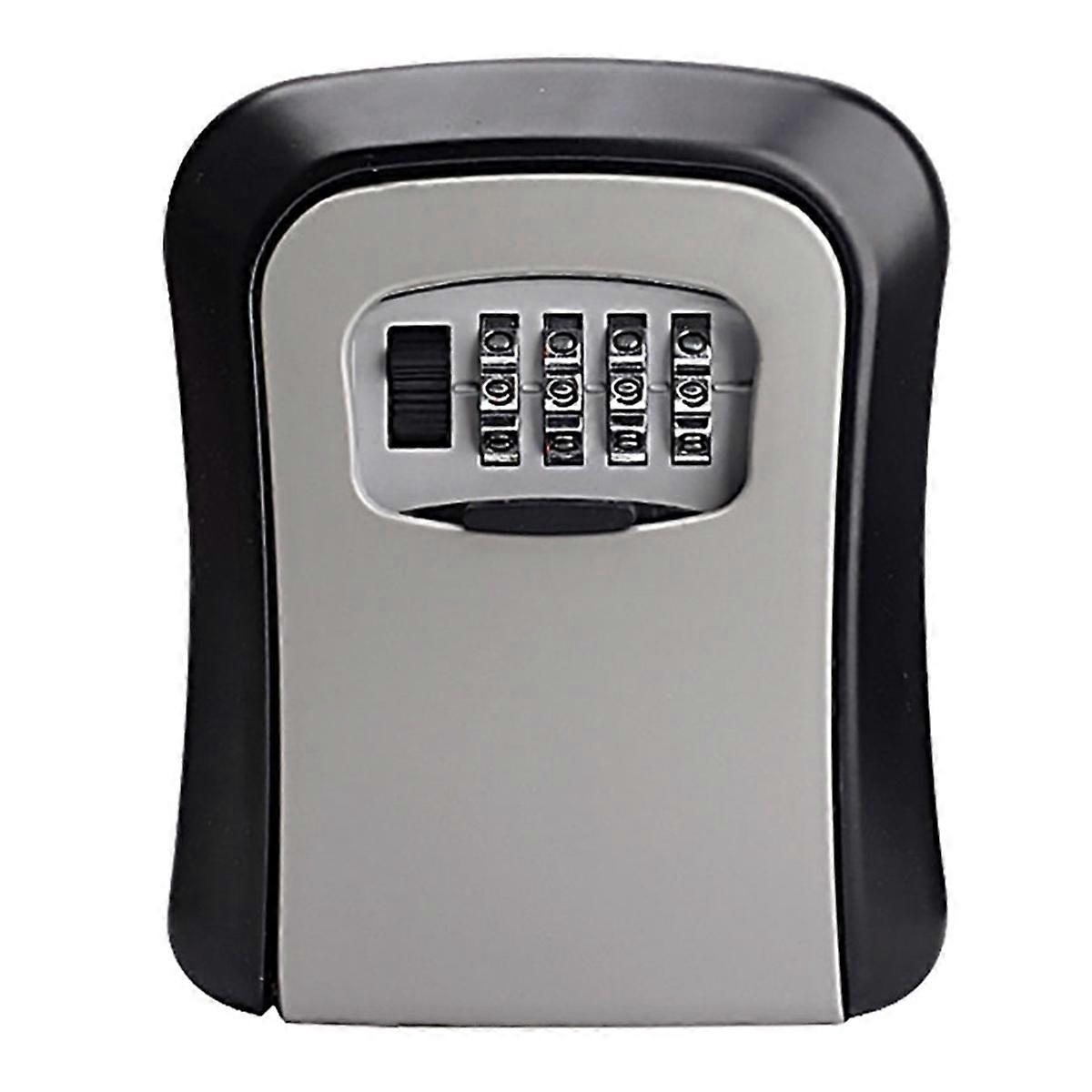 Wall Mounted Key Lock Box Digital Password Lock Office Key Safe