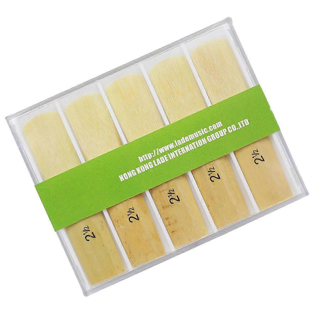 Saxophone Reeds Beige Reed Material for Saxophone Practical 10Pcs