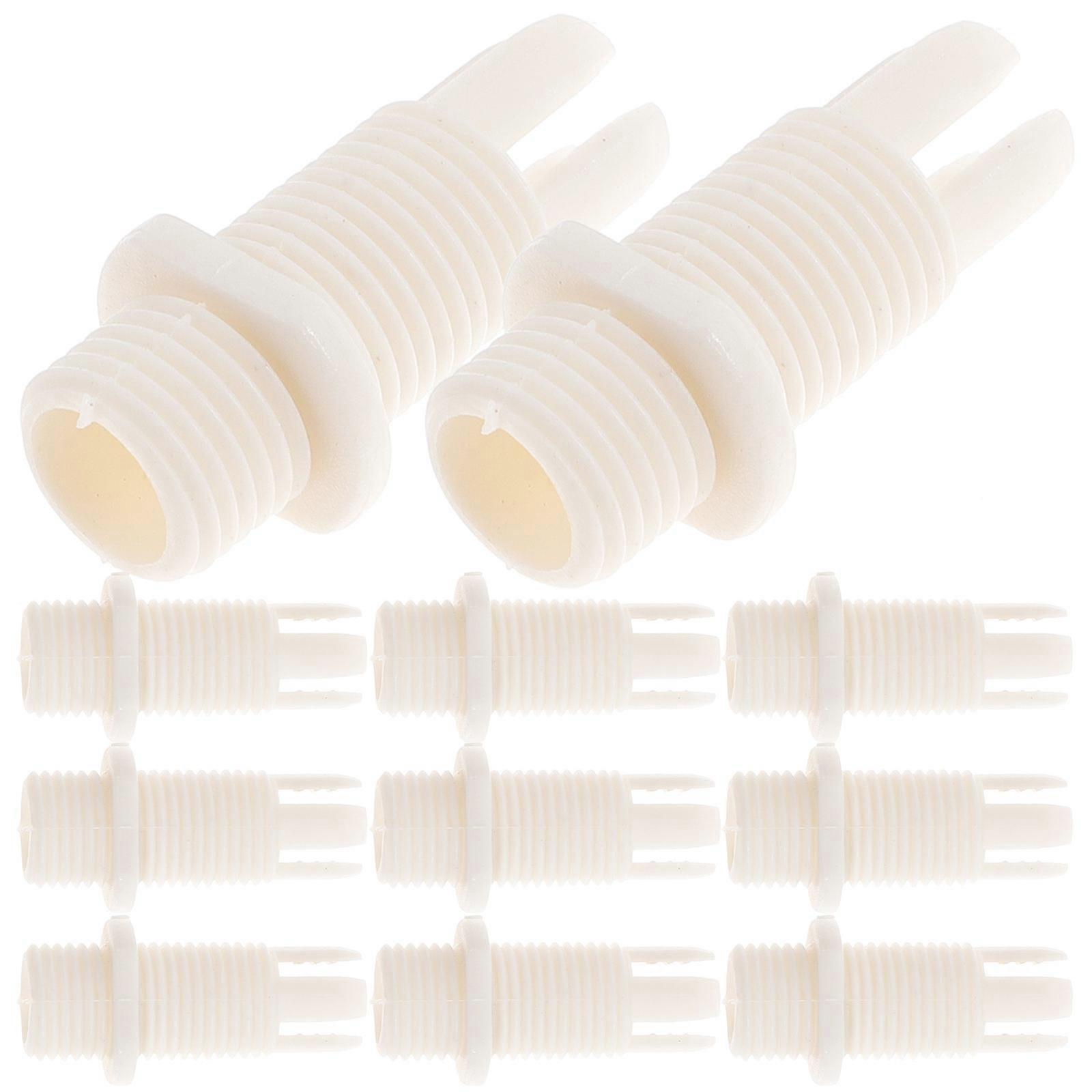 Cable Gland Ceiling Chandelier Clips for Wire Use 100Pcs White Plastic