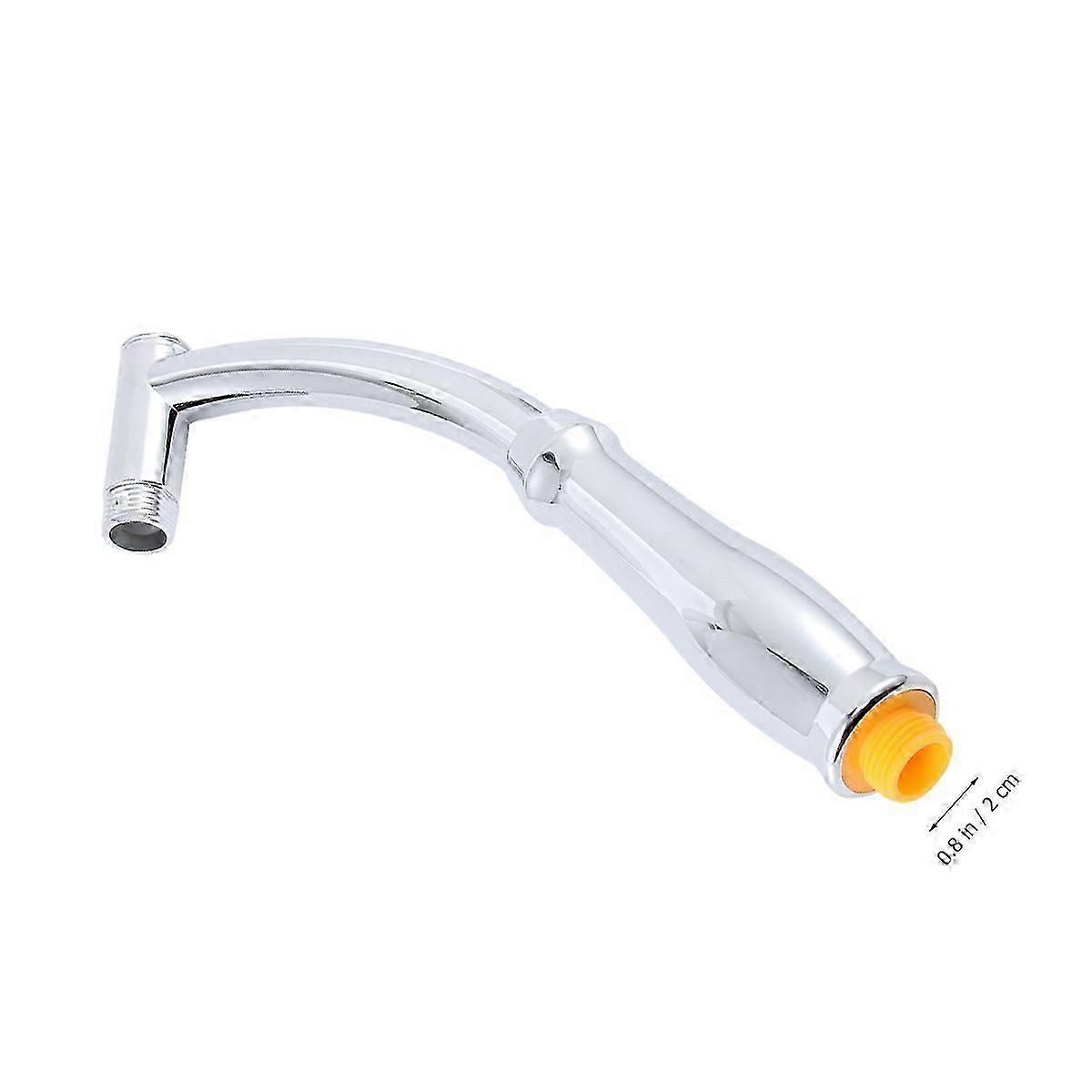Rainfall Shower Head Extension Adjustable Shower Arm Silver