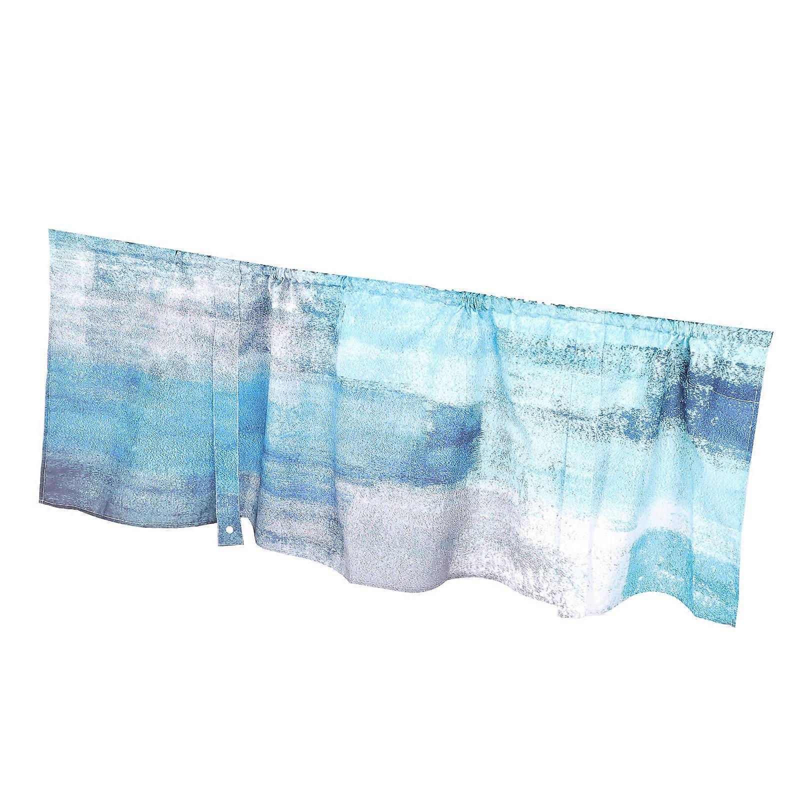 Kitchen Window Valance Rustic Curtain Valance for Home 2Pcs