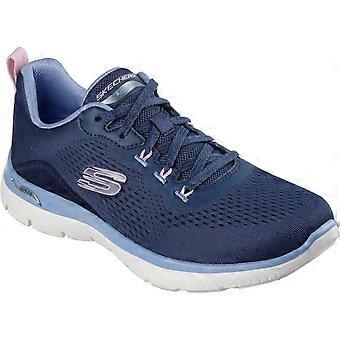 Skechers Arch Fit Summits Polyester Women's Navy/Light Blue Trainers
