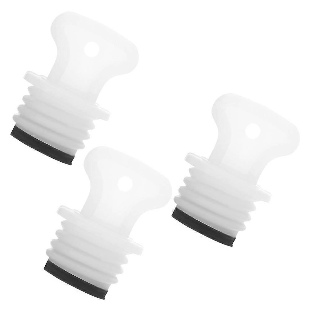 Hot Water Bottle Replacement Caps Rubber Stopper Versatile Compatibility 3Pcs