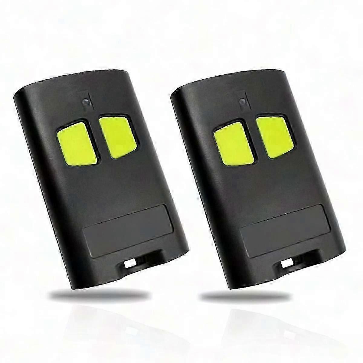 2-Pack 433MHz Wireless Remote Control compatible with Rolling Code Garage Door Opener-Compatible with 2WV 4VA Systems