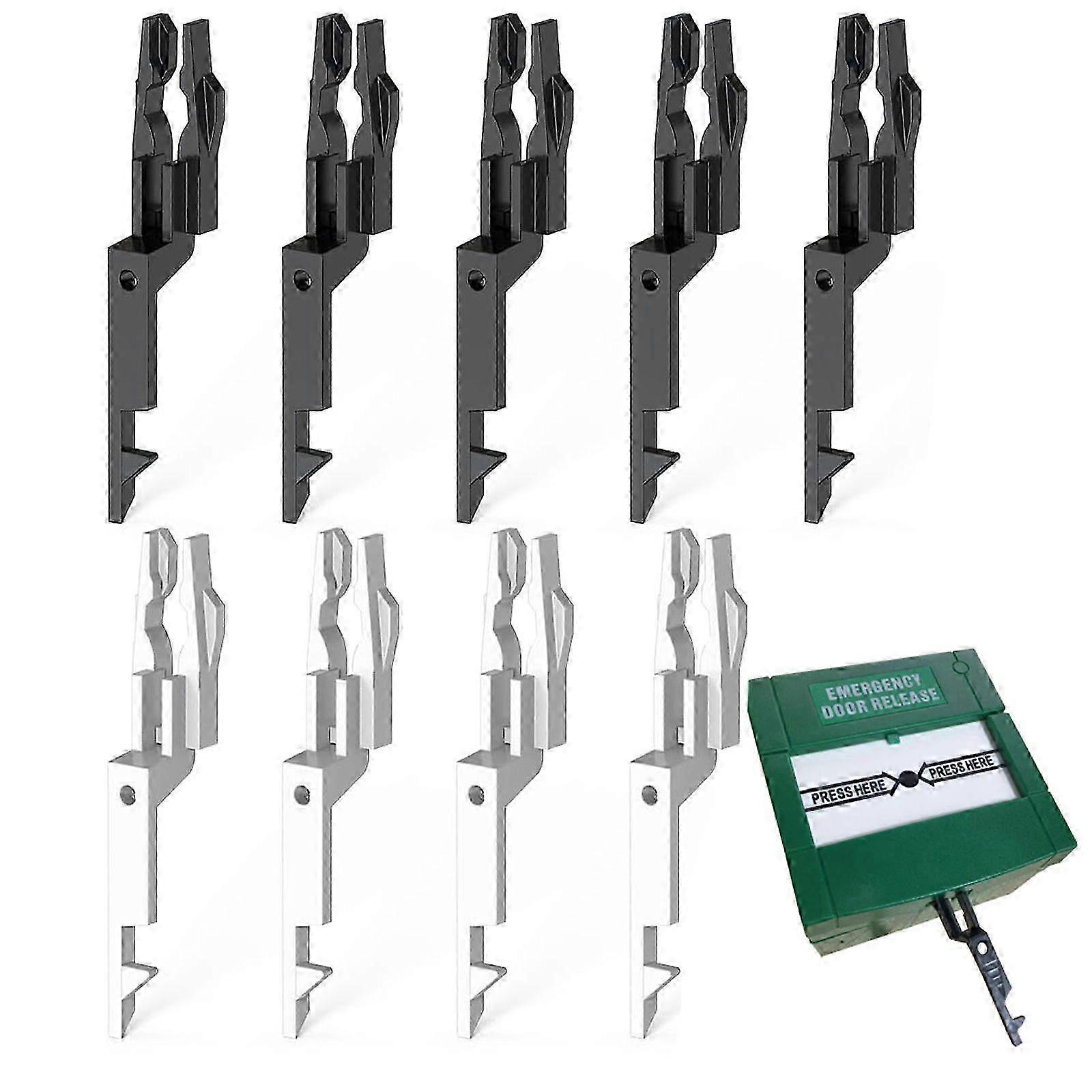 8 fire reset test keys - 4 black + 4 white