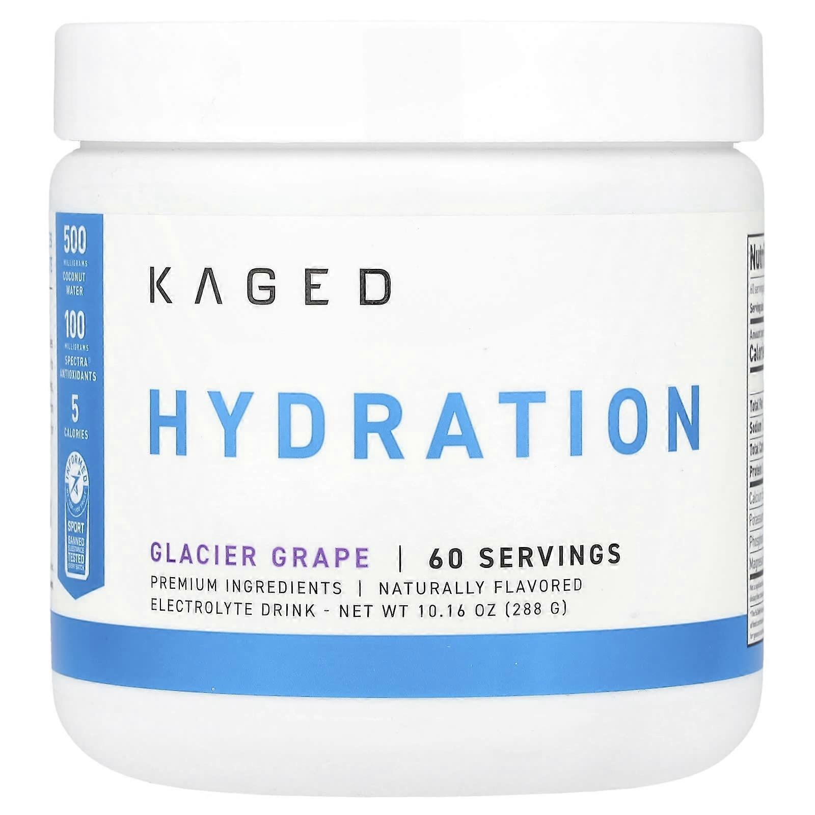 Kaged, Hydration, Glacier Grape, 10.16 oz (288 g)