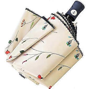 Sun Umbrella Compact Folding Travel Umbrella Auto Open and Close for Windproof