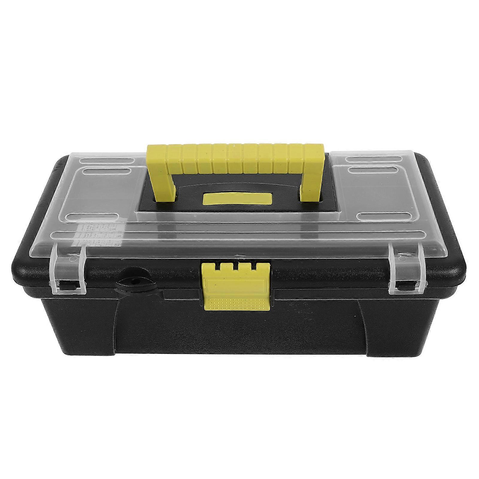 Portable Toolbox Plastic Tool Box Handle Toolbox Storage Case Tool Storage Box Plastic Tool Case